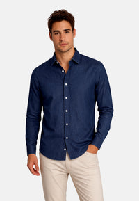 Seidensticker Langarmhemd Light Kent mit Kent Kragen