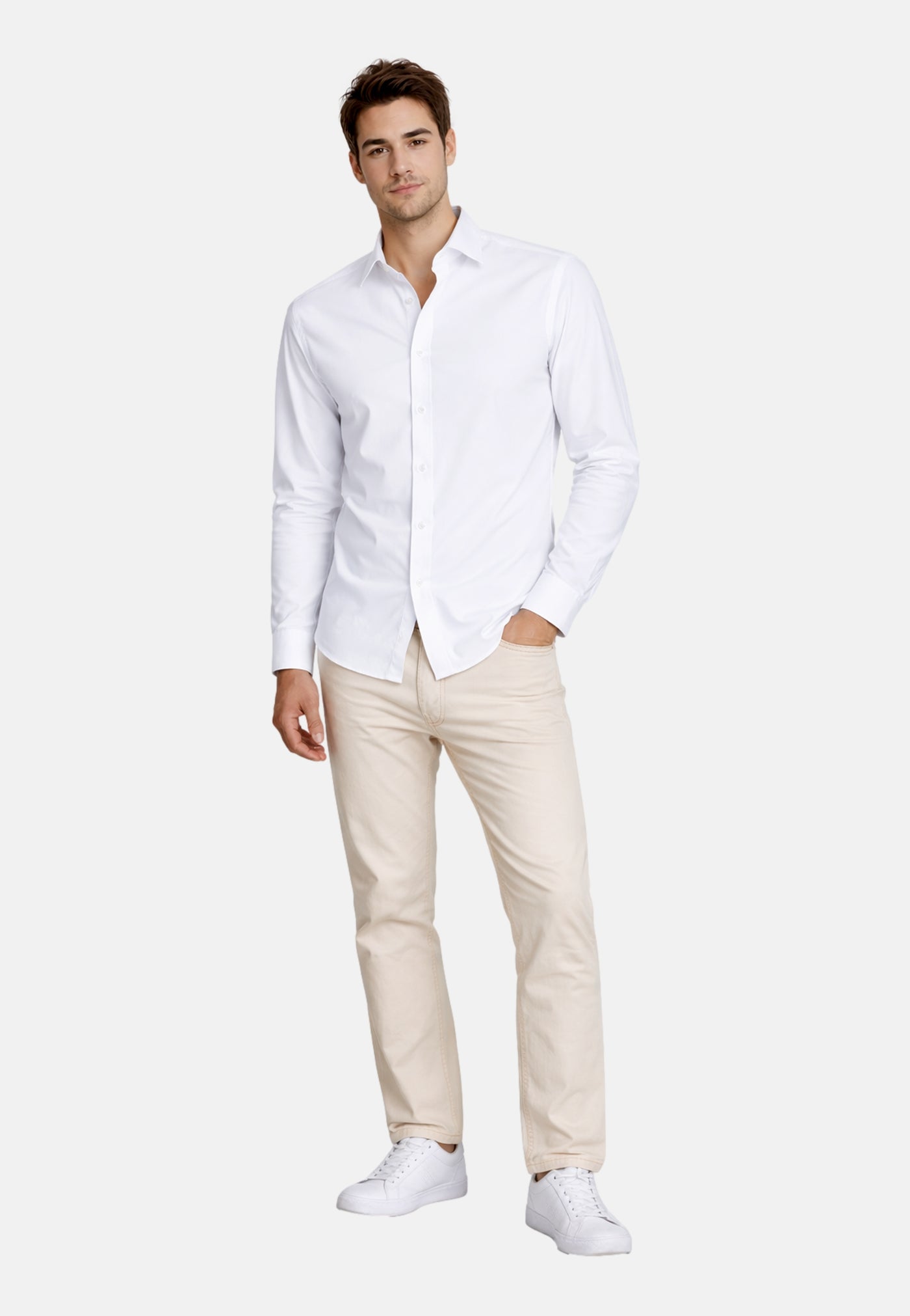 Seidensticker Langarmhemd NEW BD mit Button-Down-Kragen