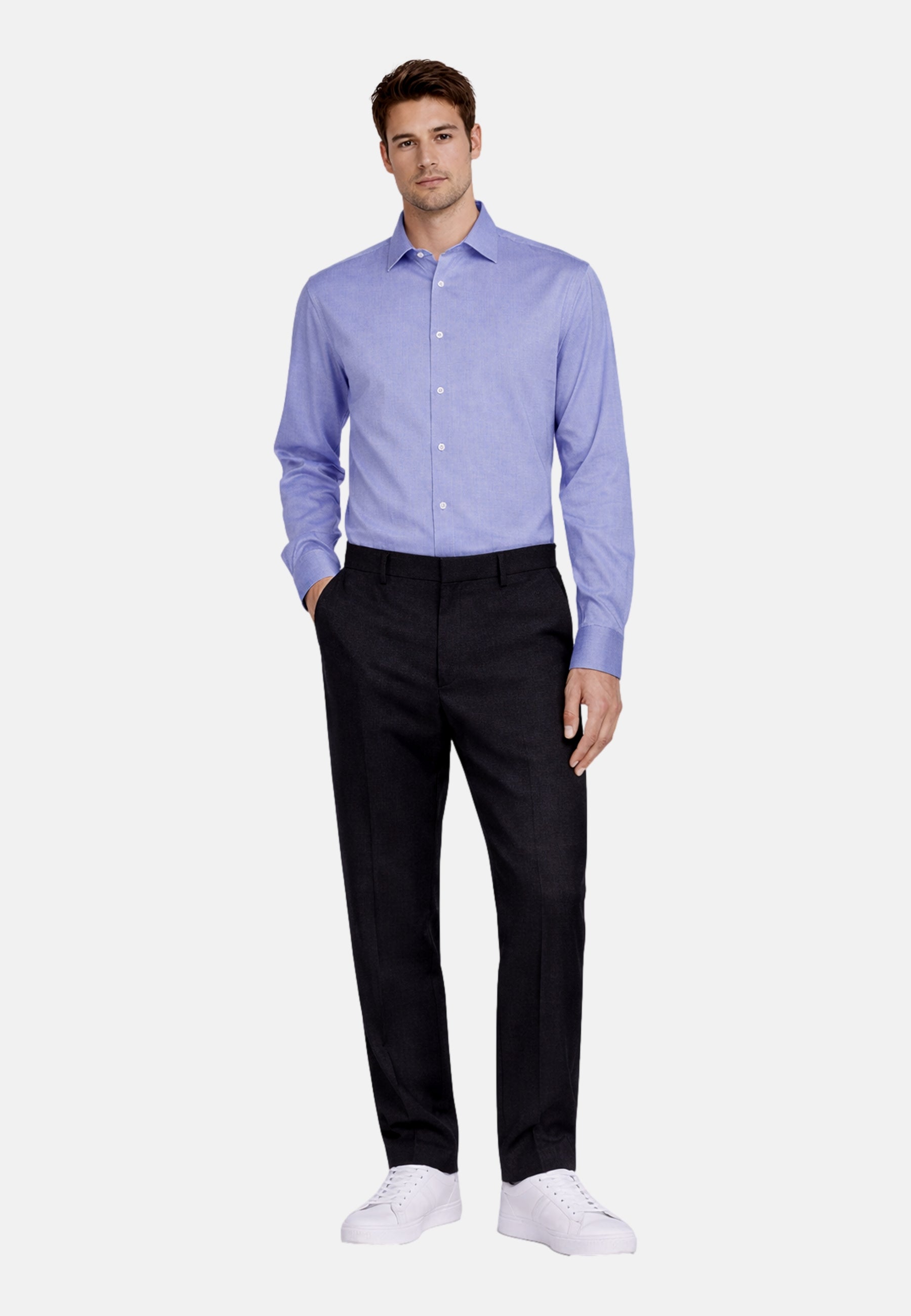 Seidensticker Langarmhemd Business Kent in shaped fit