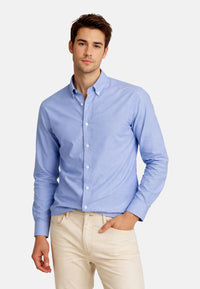 Seidensticker Langarmhemd NEW BD Ela oT mit Button-Down-Kragen