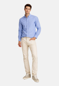 Seidensticker Langarmhemd NEW BD Ela oT mit Button-Down-Kragen