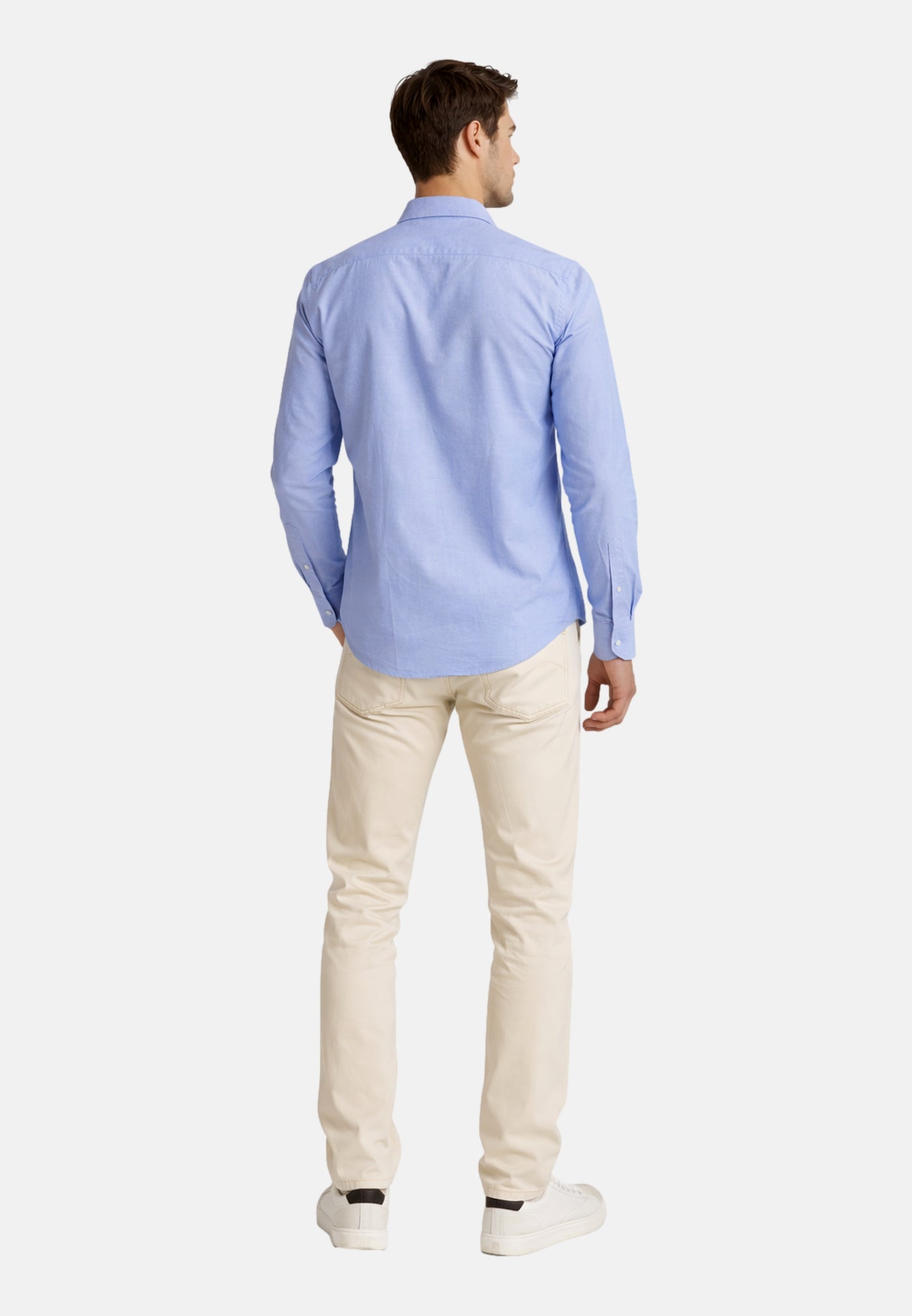 Seidensticker Langarmhemd NEW BD Ela oT mit Button-Down-Kragen