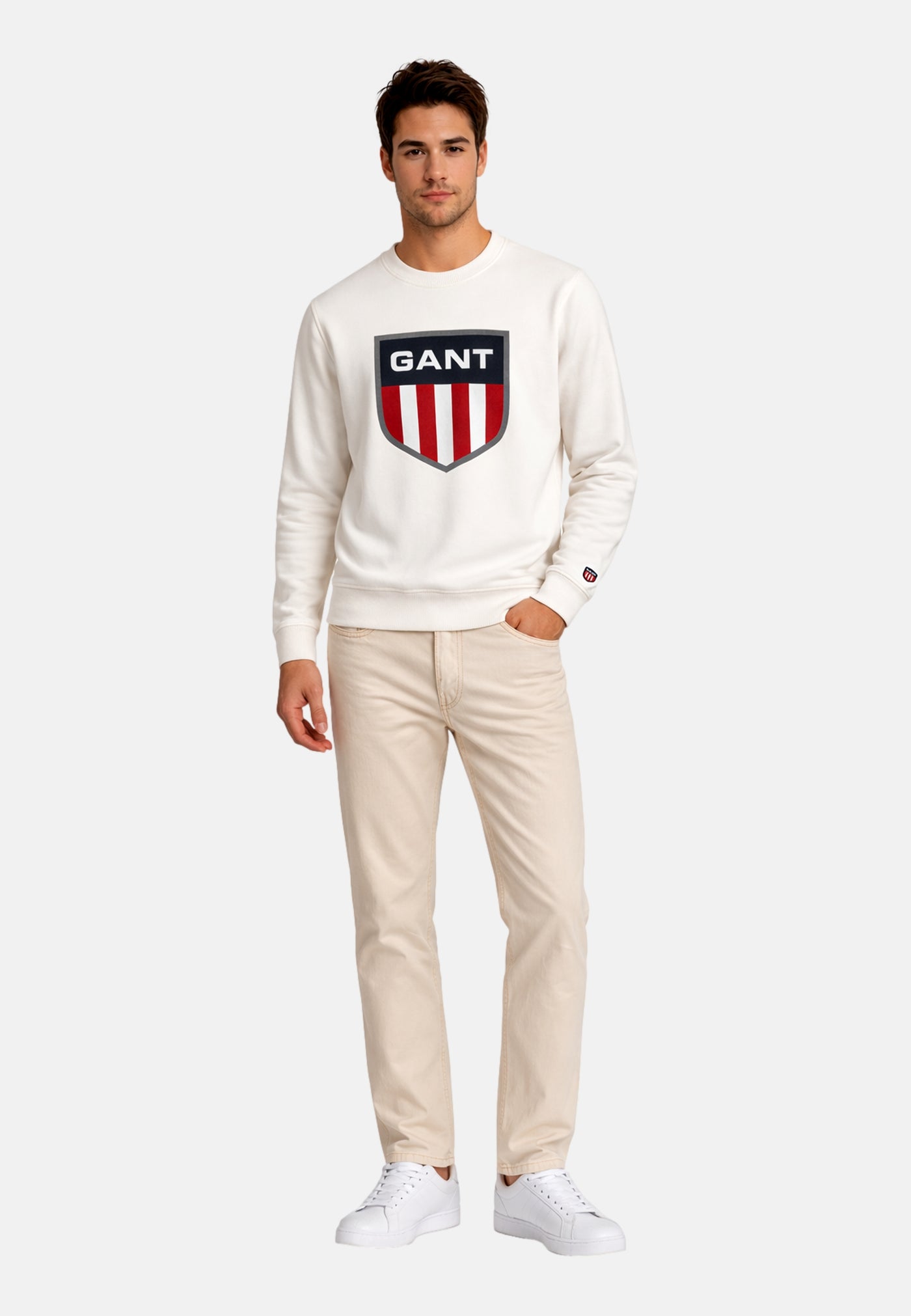 Gant Sweatshirt Retro Shield mit Rundhalsauschnitt