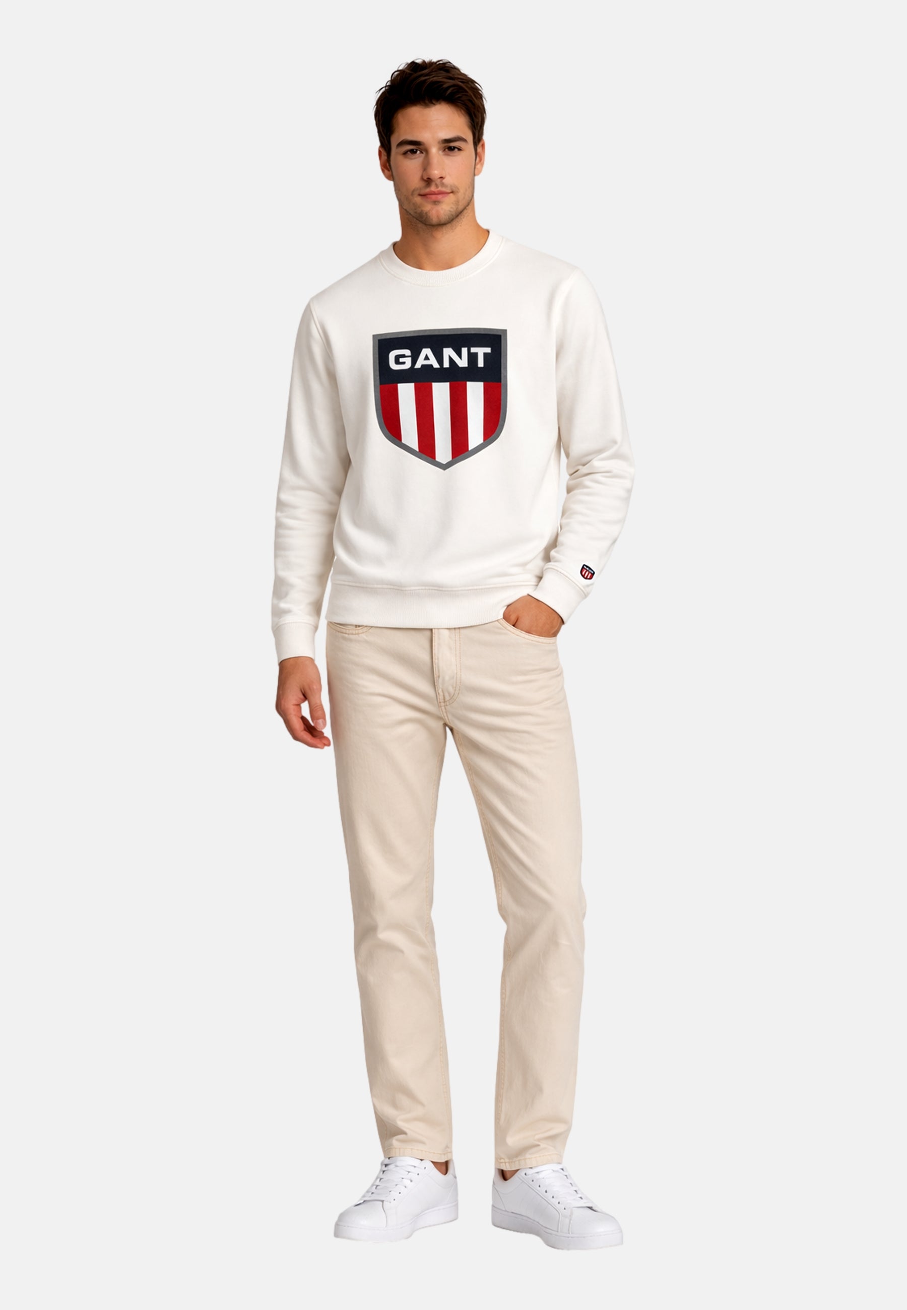 Gant Sweatshirt Retro Shield mit Rundhalsauschnitt