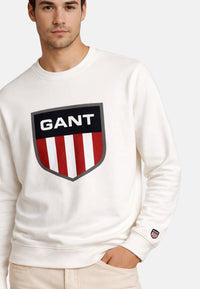 Gant Sweatshirt Retro Shield mit Rundhalsauschnitt