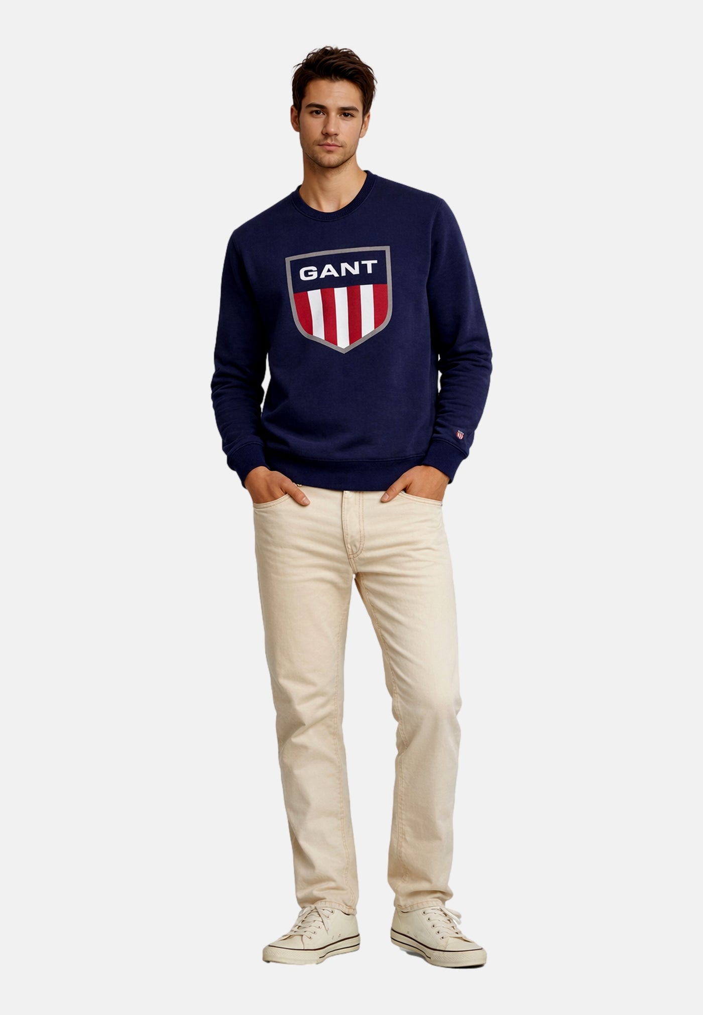 Gant Sweatshirt Retro Shield mit Rundhalsauschnitt
