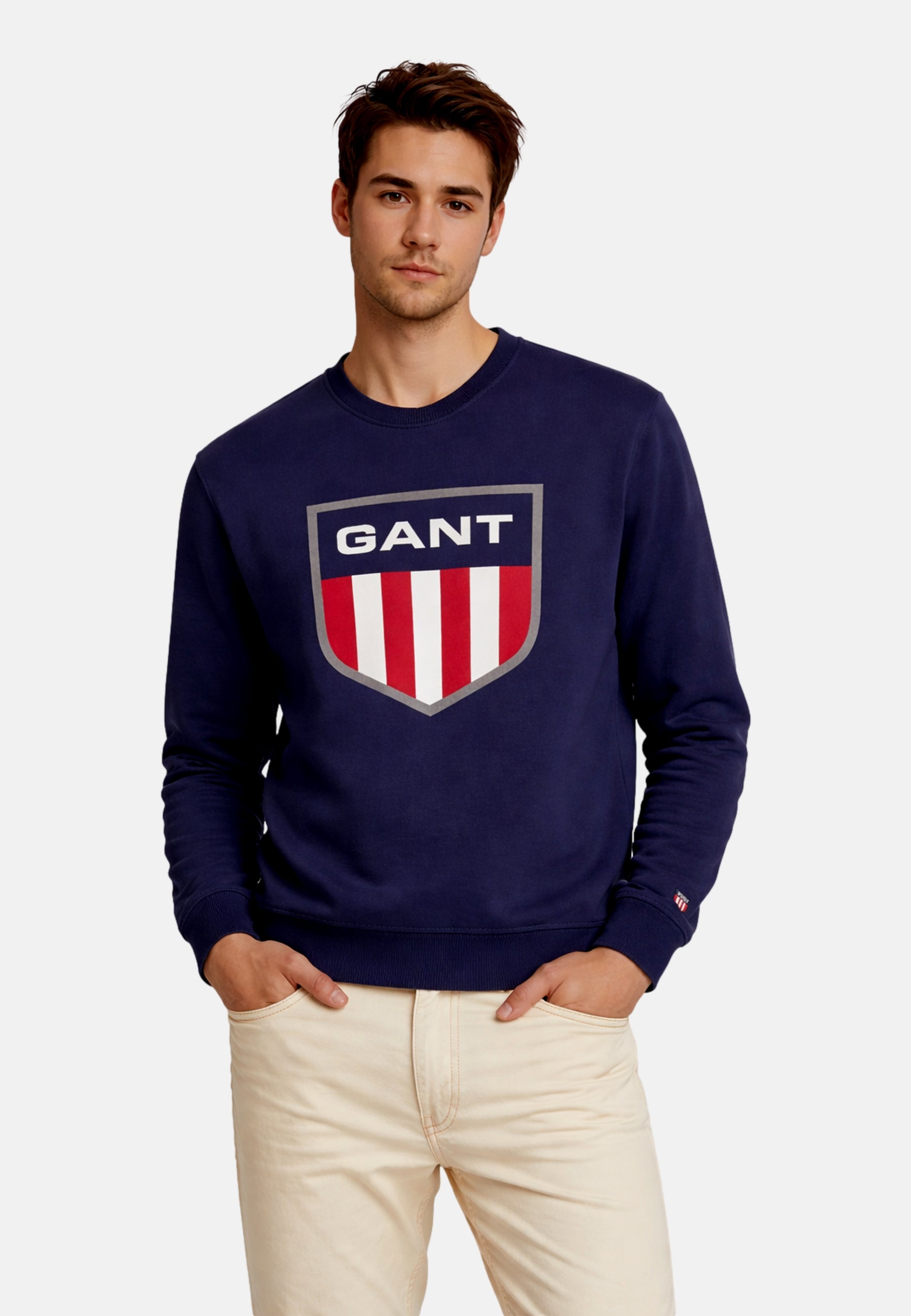 Gant Sweatshirt Retro Shield mit Rundhalsauschnitt