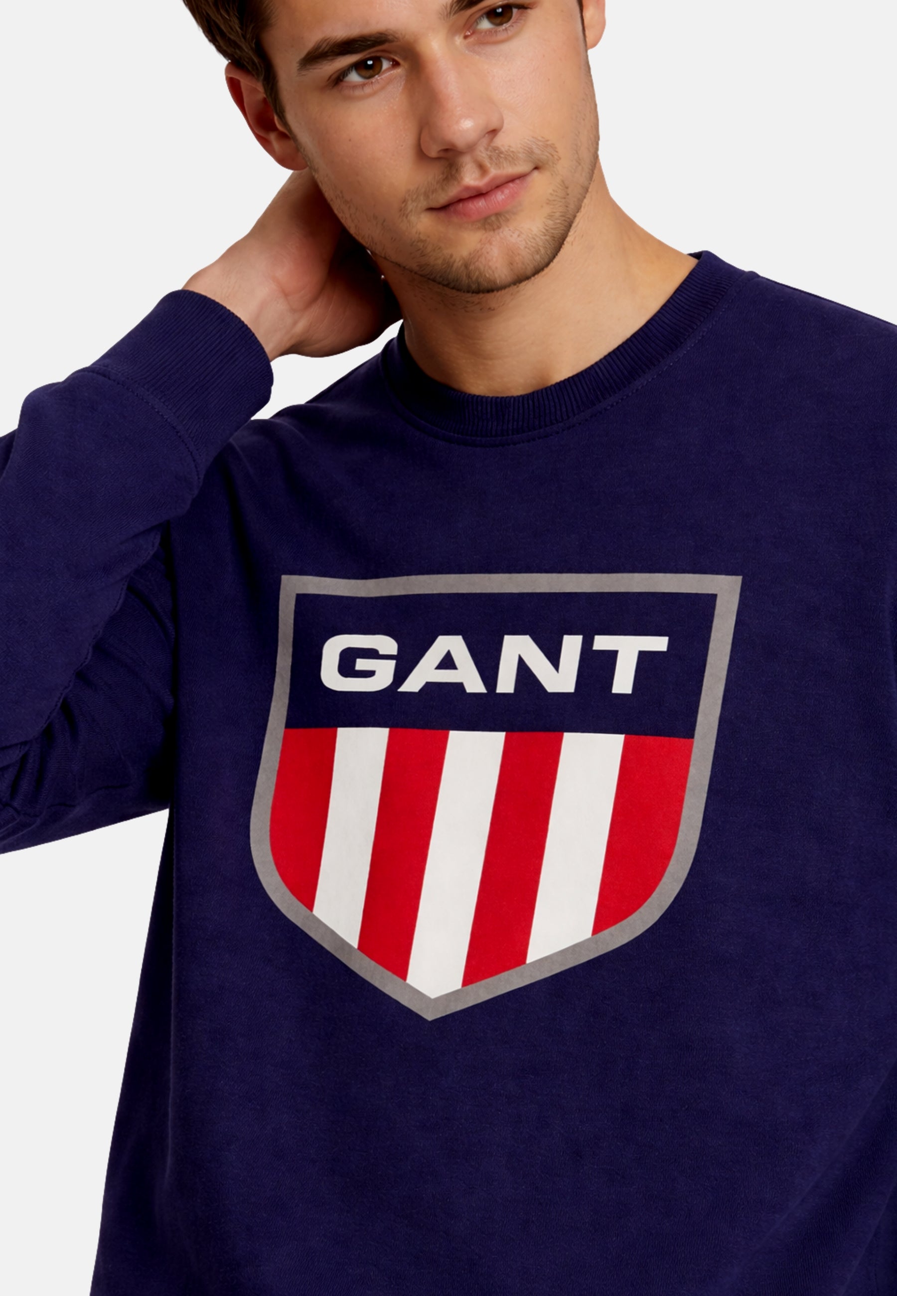 Gant Sweatshirt Retro Shield mit Rundhalsauschnitt