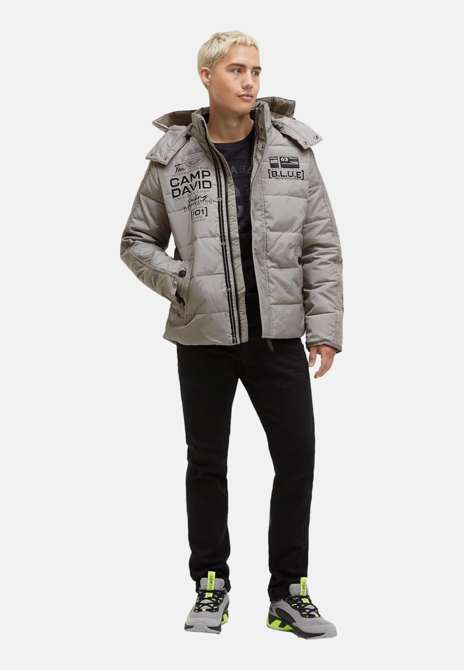 Camp David Jackets CAD Blue Steppjacke