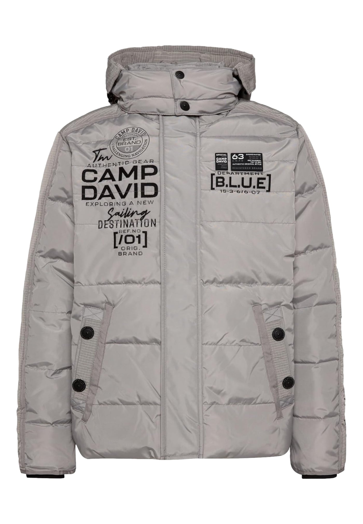 Camp David Jackets CAD Blue Steppjacke