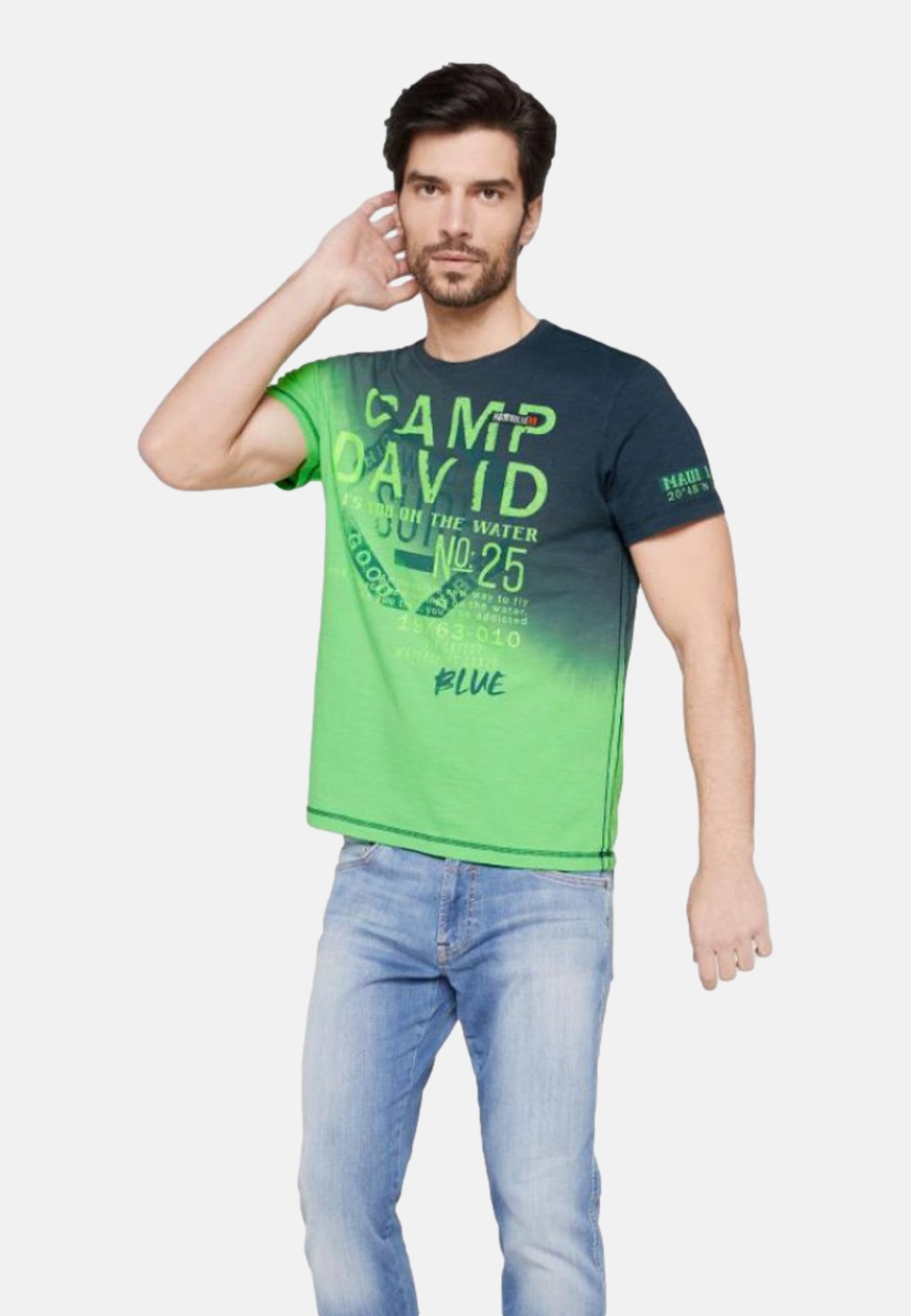 Camp David Flying Waves Kurzarmshirt