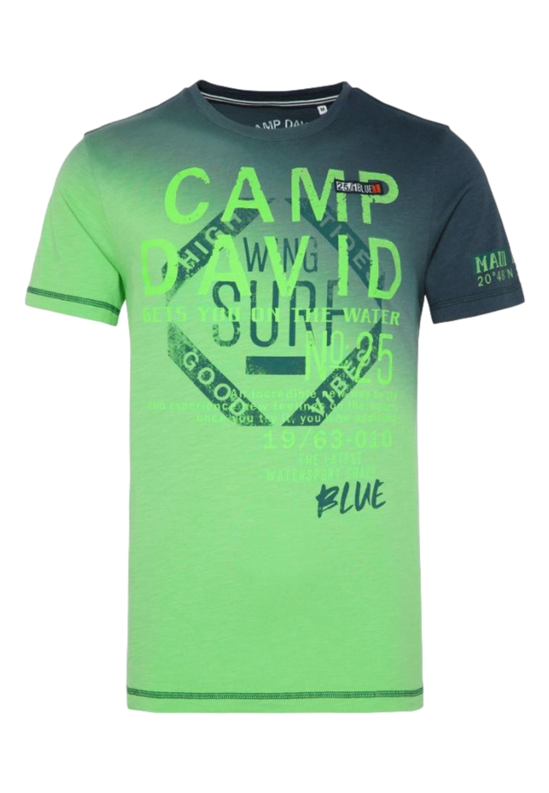 Camp David Flying Waves Kurzarmshirt