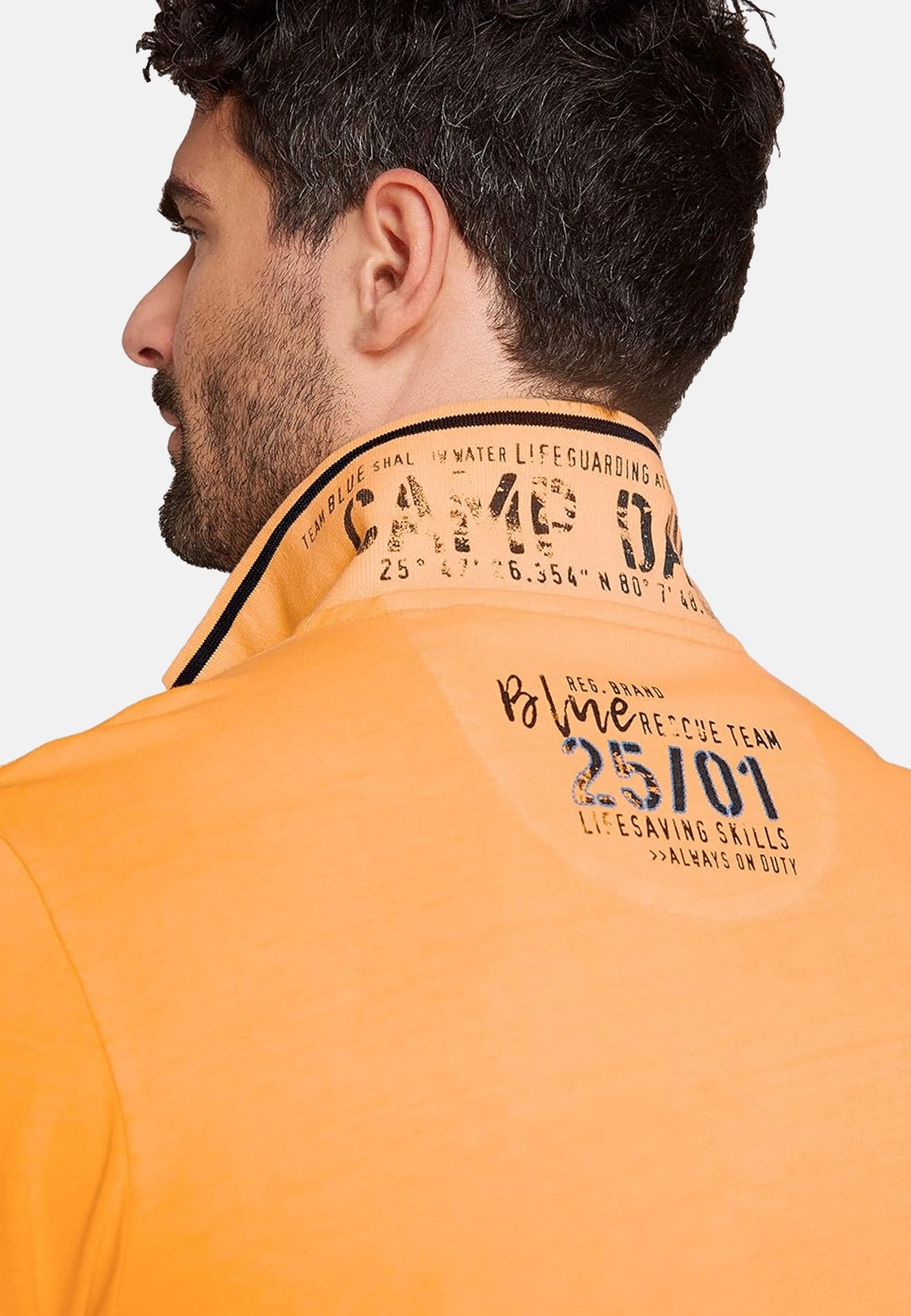 Camp David Beach Guard Kurzarmshirt mit Polokragen