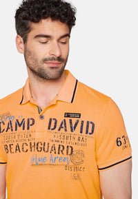 Camp David Beach Guard Kurzarmshirt mit Polokragen