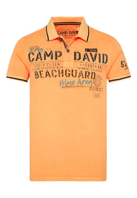Camp David Beach Guard Kurzarmshirt mit Polokragen