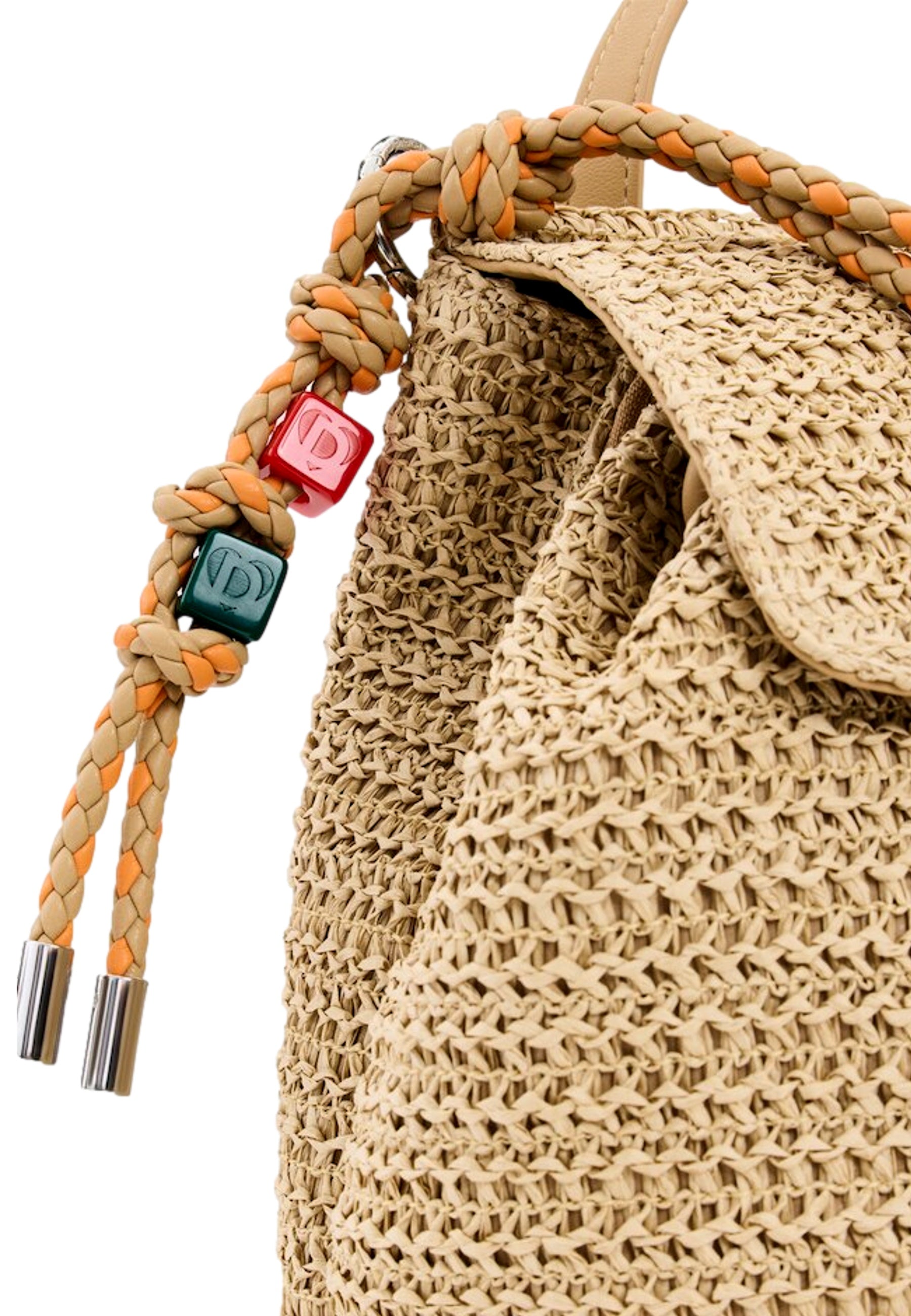 Desigual HALF LOGO RAFFIA Backpack