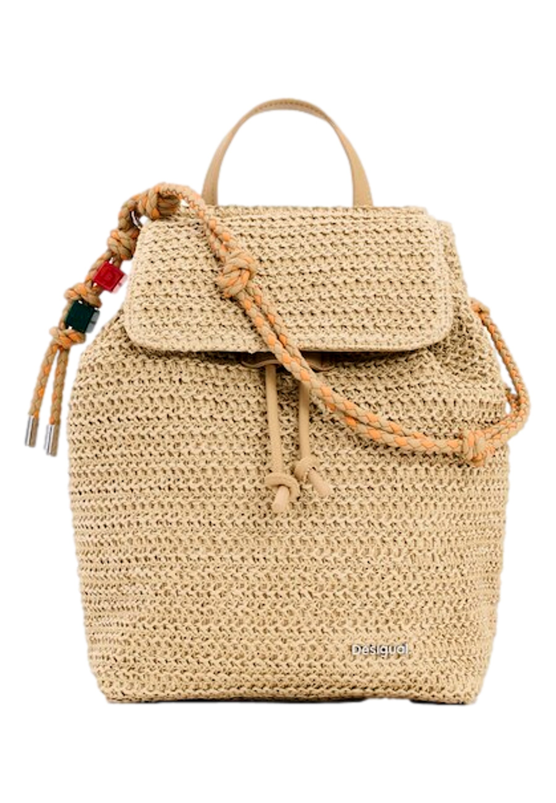 Desigual HALF LOGO RAFFIA Backpack