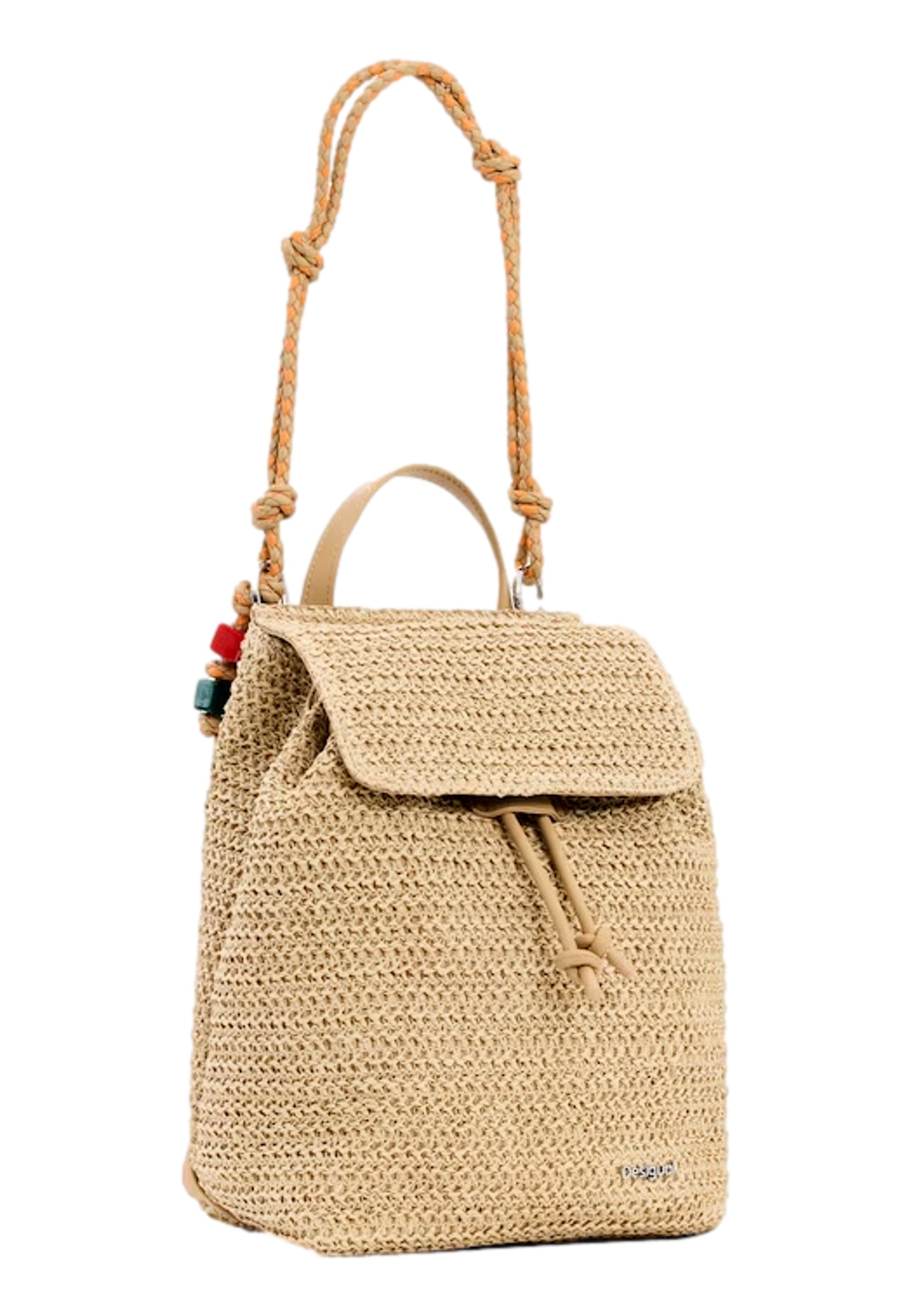 Desigual HALF LOGO RAFFIA Backpack