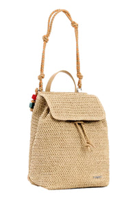Desigual HALF LOGO RAFFIA Backpack