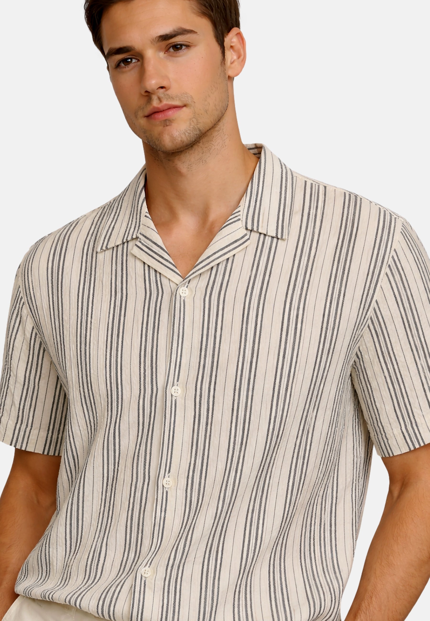 Only & Sons Cruz Seersucker Kurzarmhemd