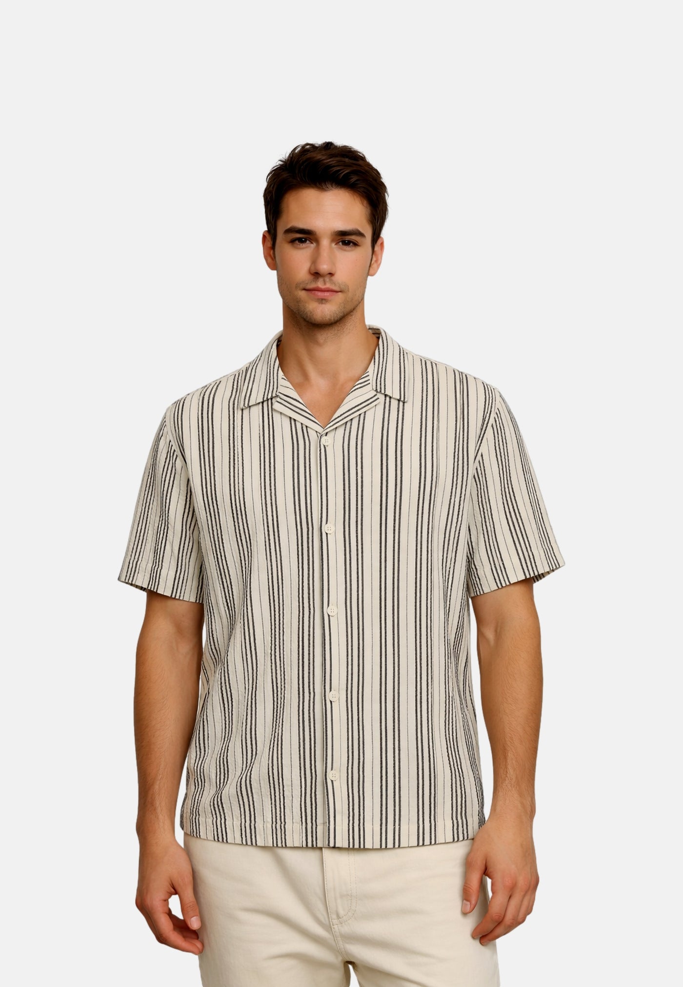 Only & Sons Cruz Seersucker Kurzarmhemd