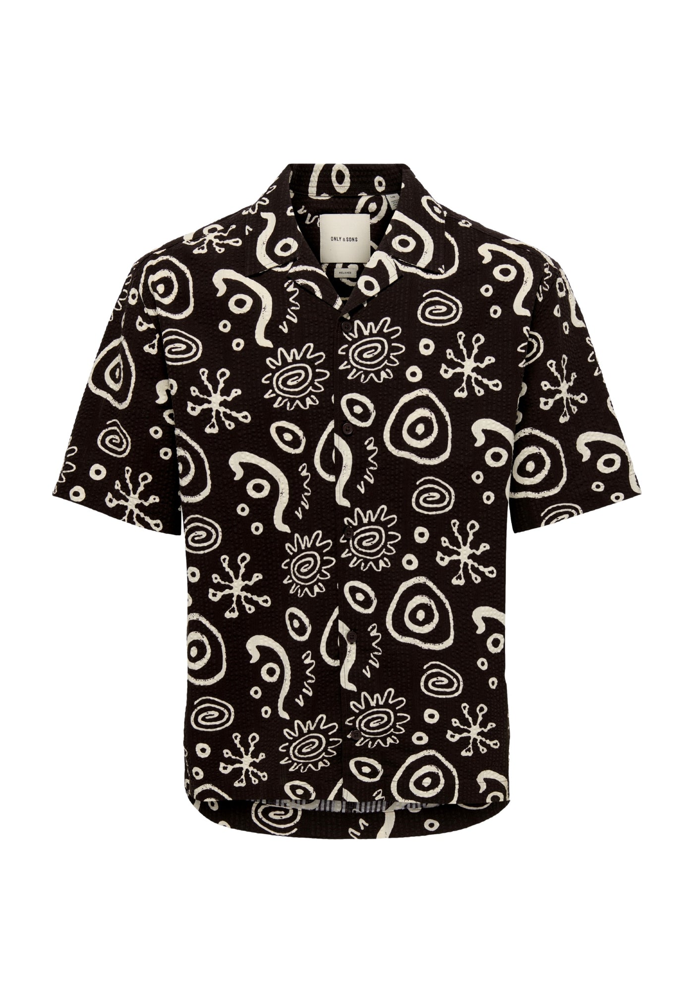 Only & Sons Cruz Seersucker Kurzarmhemd