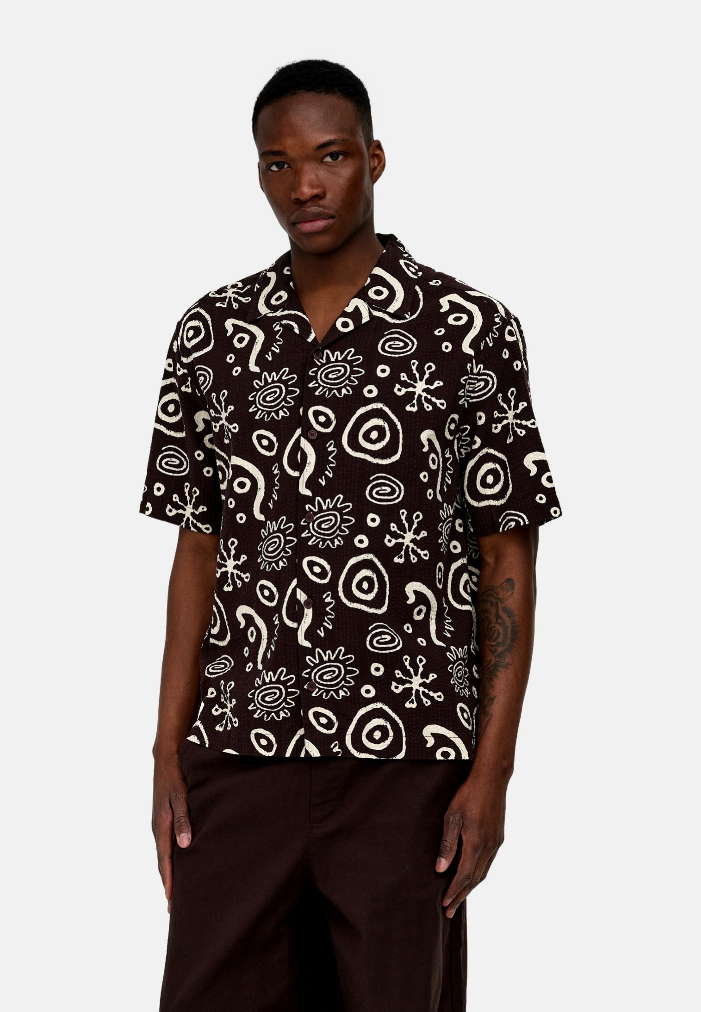 Only & Sons Cruz Seersucker Kurzarmhemd