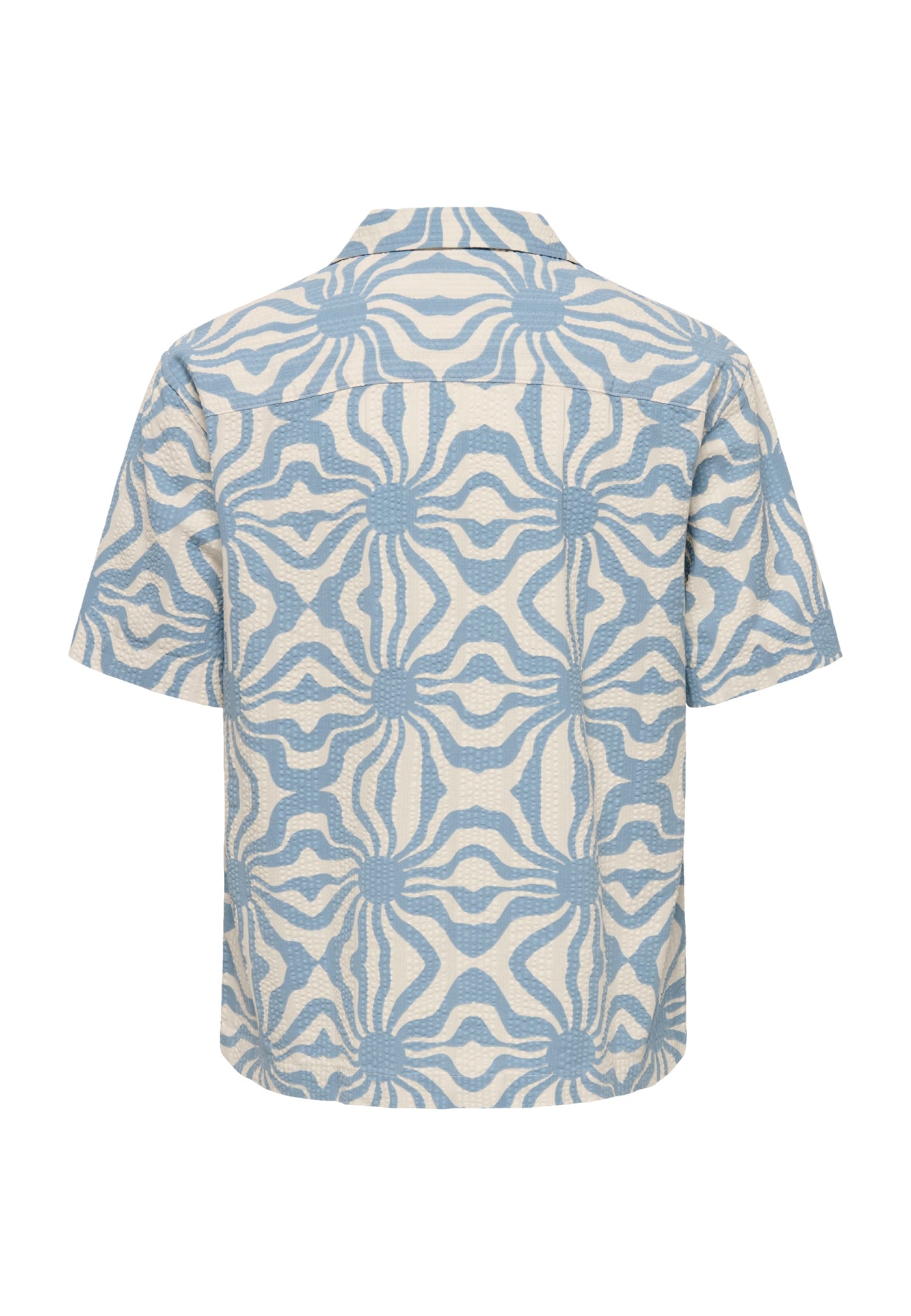 Only & Sons Cruz Seersucker Kurzarmhemd