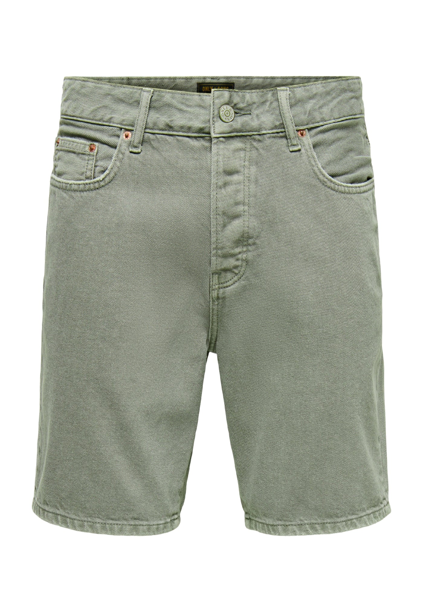 Only & Sons Edge GREEN 7979 TAI kurze Jeanshose