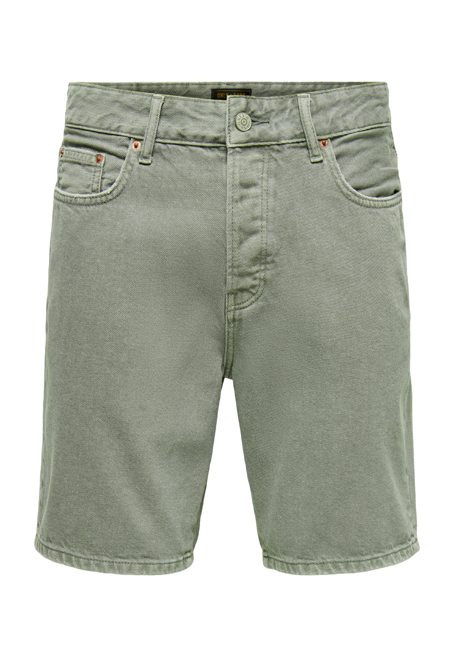 Only & Sons Edge GREEN 7979 TAI kurze Jeanshose