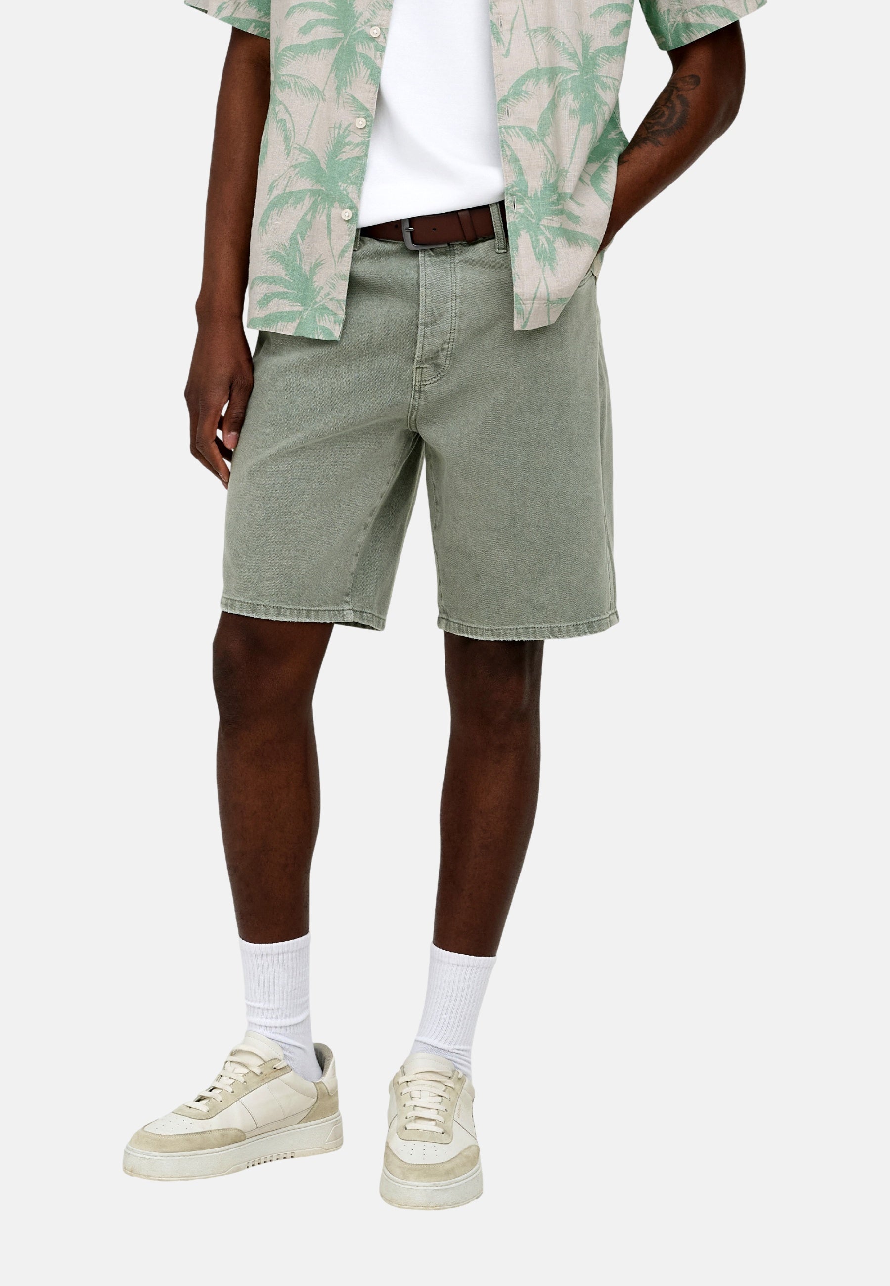 Only & Sons Edge GREEN 7979 TAI kurze Jeanshose