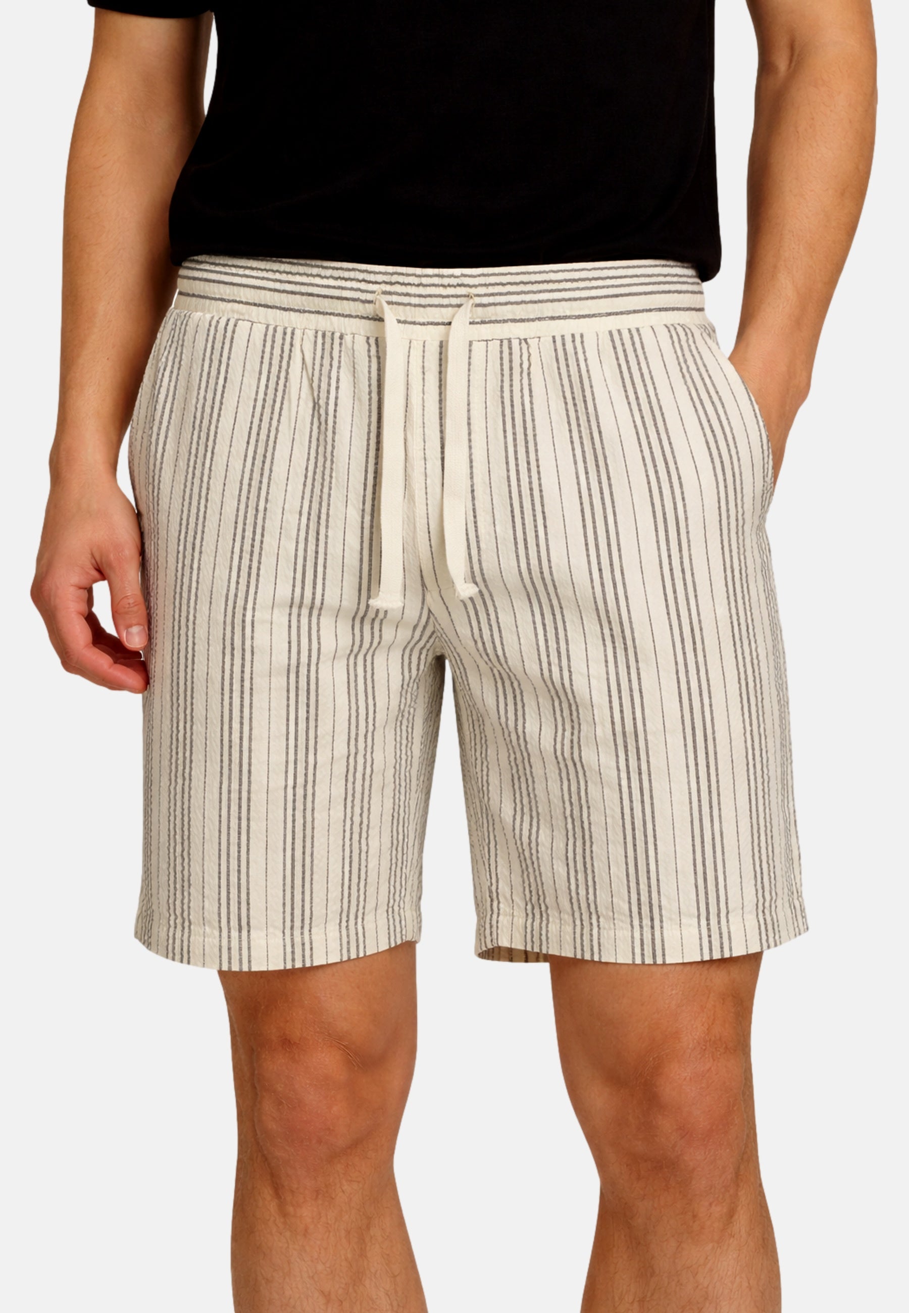 Only & Sons Cruz Seersucker kurze Jogginghosen