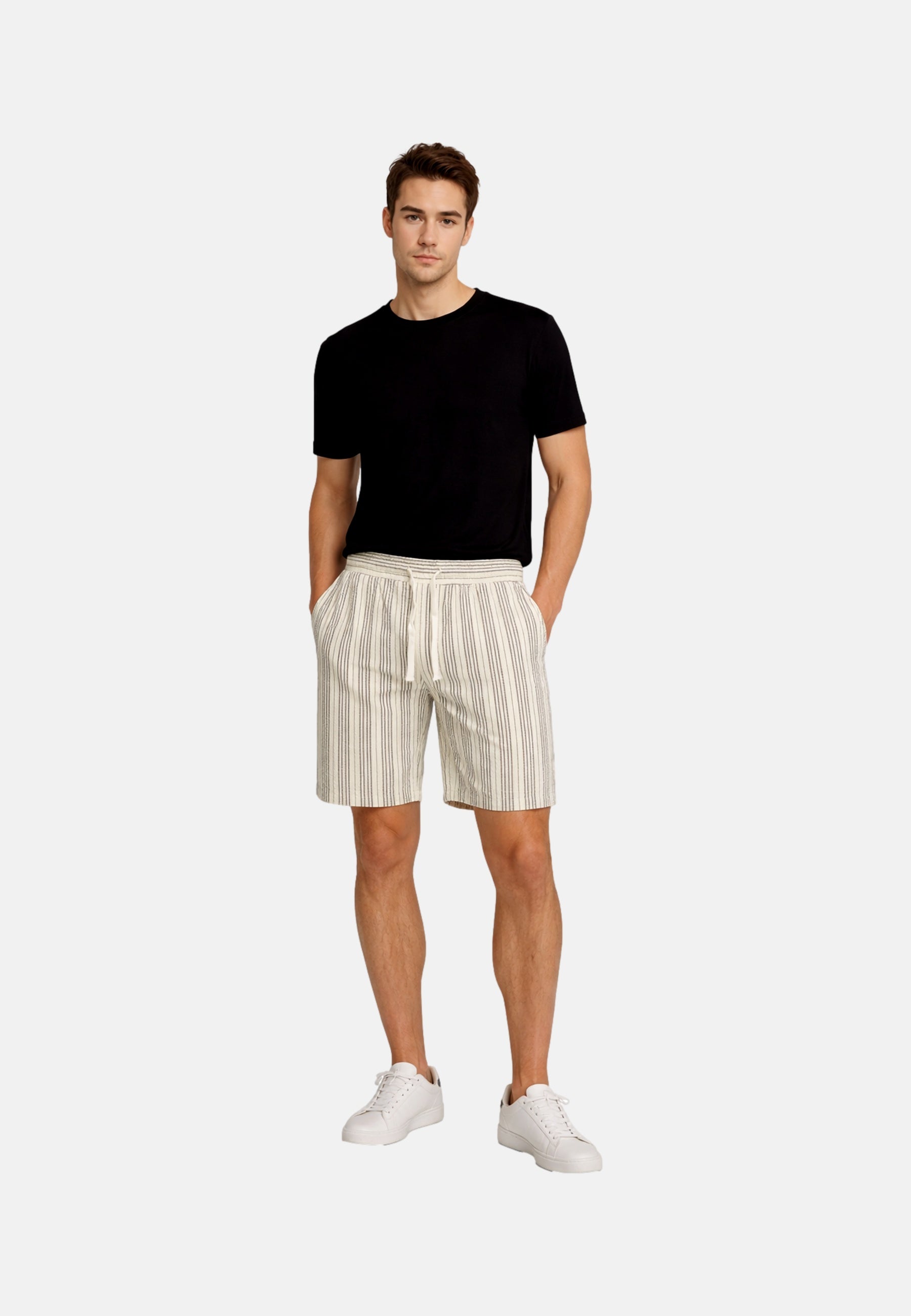 Only & Sons Cruz Seersucker kurze Jogginghosen