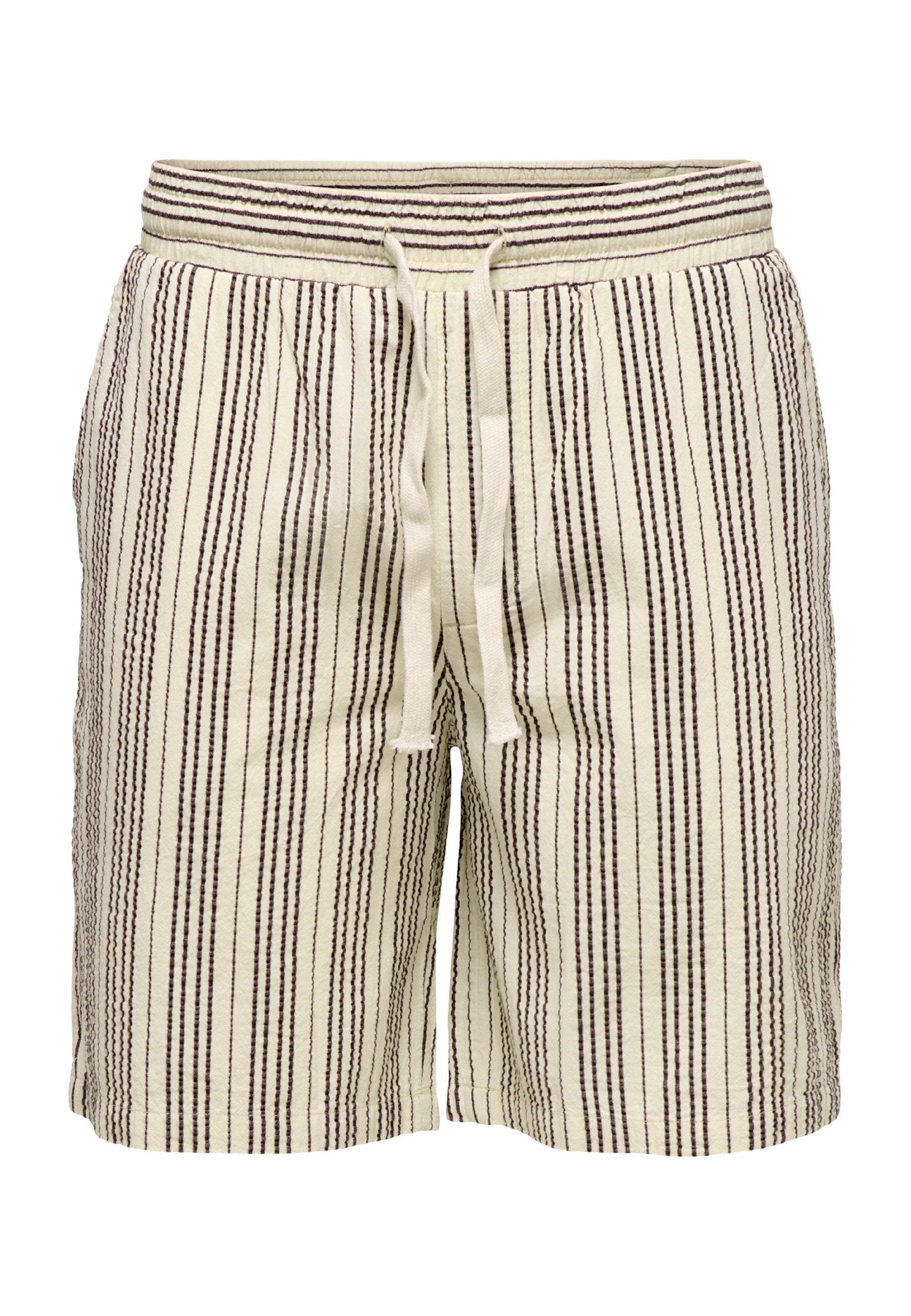 Only & Sons Cruz Seersucker kurze Jogginghosen