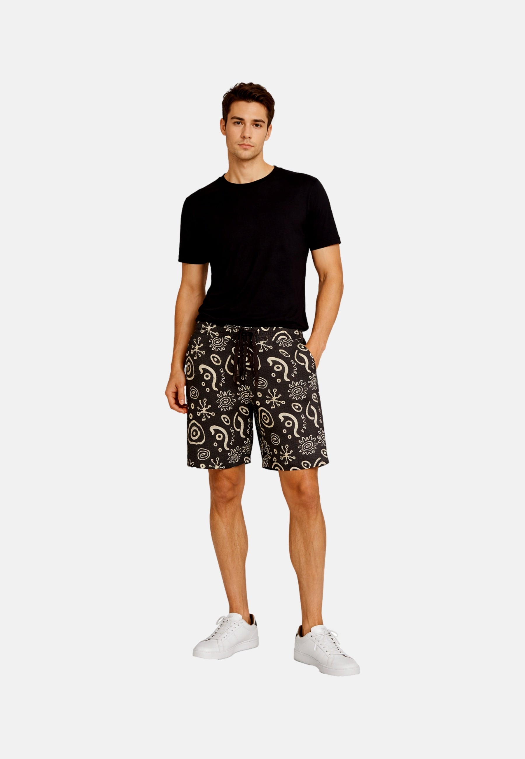 Only & Sons Cruz Seersucker kurze Jogginghosen