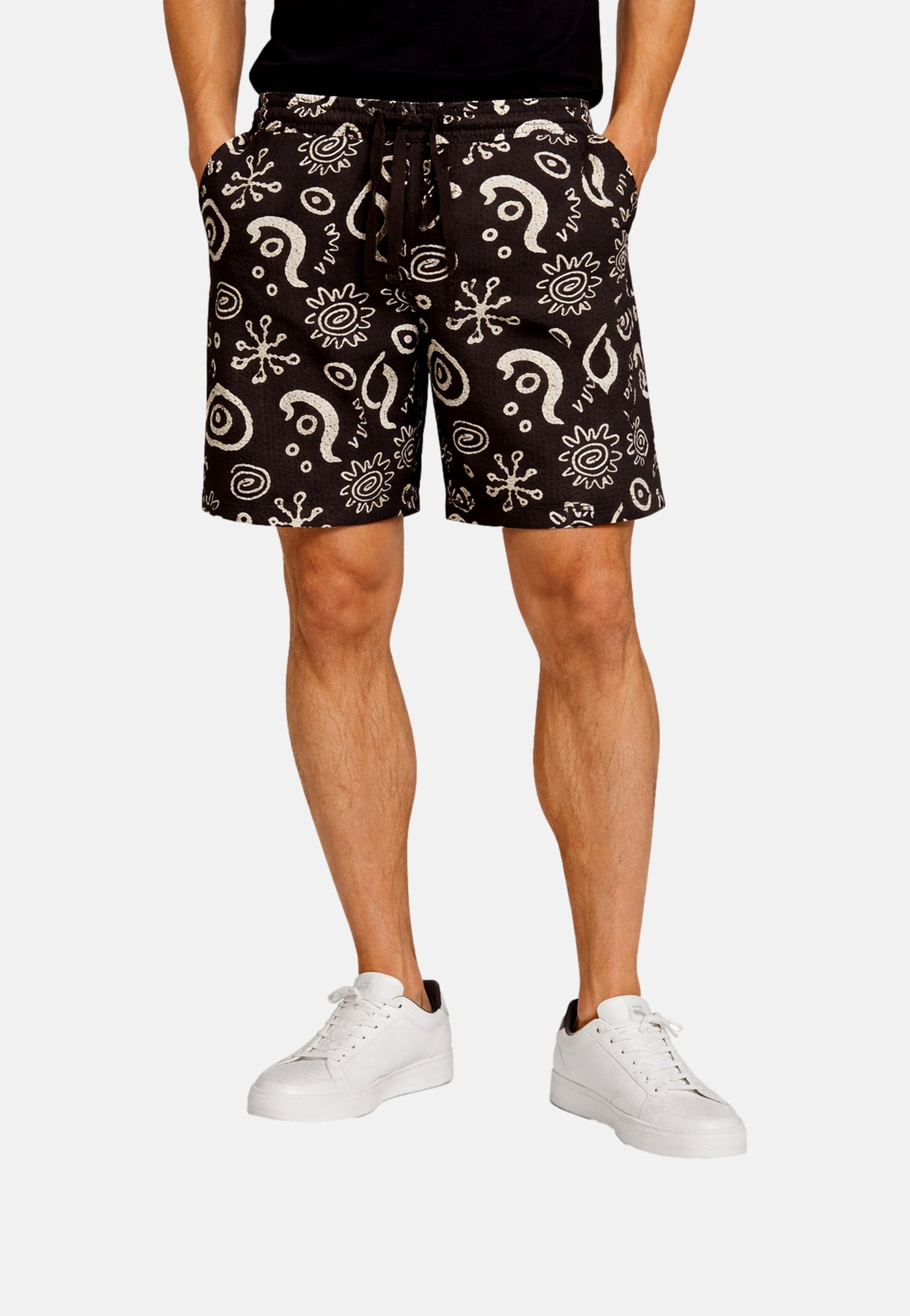 Only & Sons Cruz Seersucker kurze Jogginghosen
