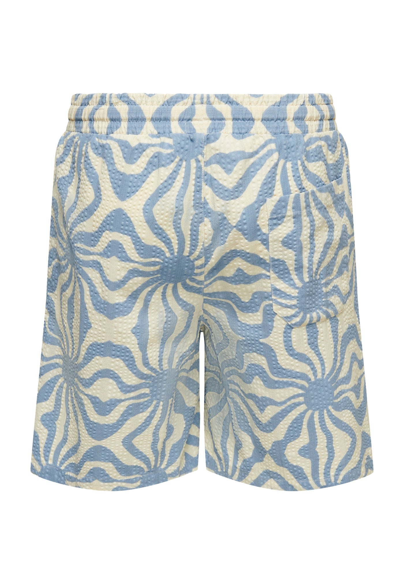 Only & Sons Cruz Seersucker kurze Jogginghosen