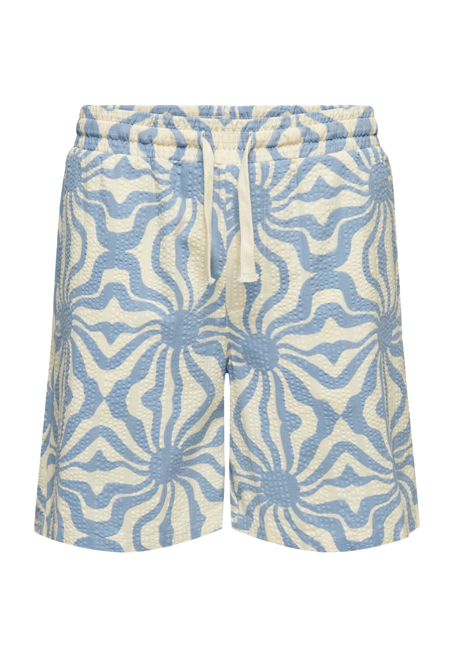 Only & Sons Cruz Seersucker kurze Jogginghosen