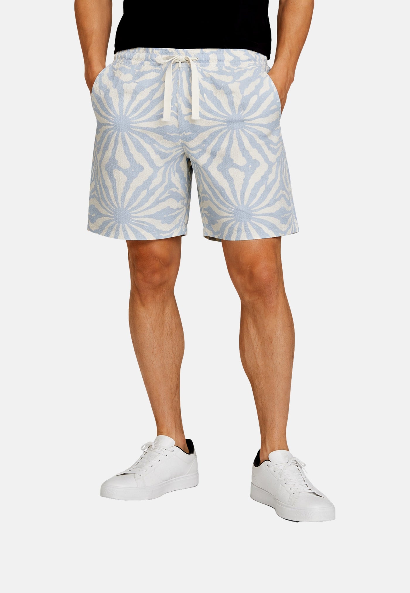 Only & Sons Cruz Seersucker kurze Jogginghosen