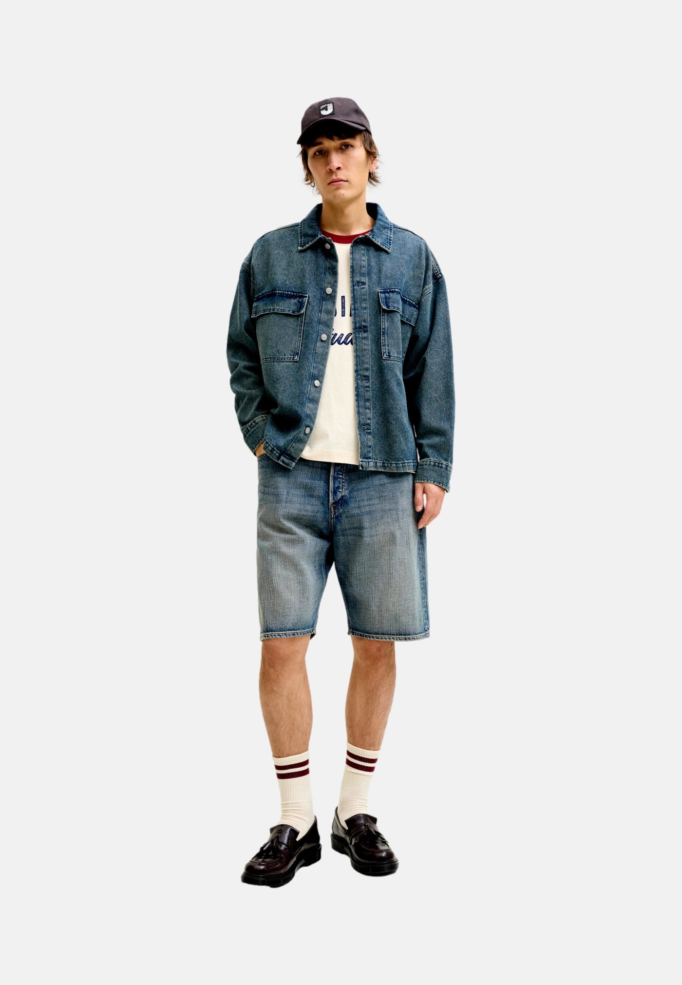 Jack & Jones Alex kurze Jeanshose