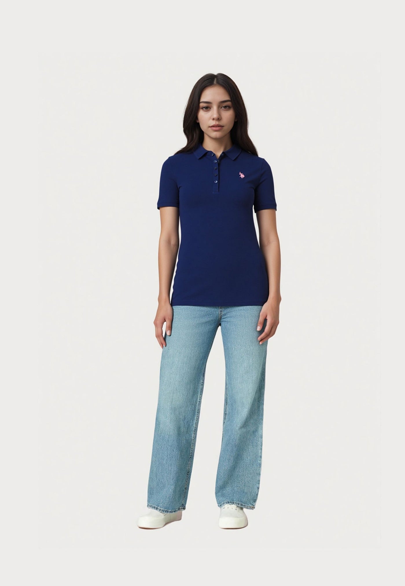U.S. POLO Kurzarmshirt Polokragen
