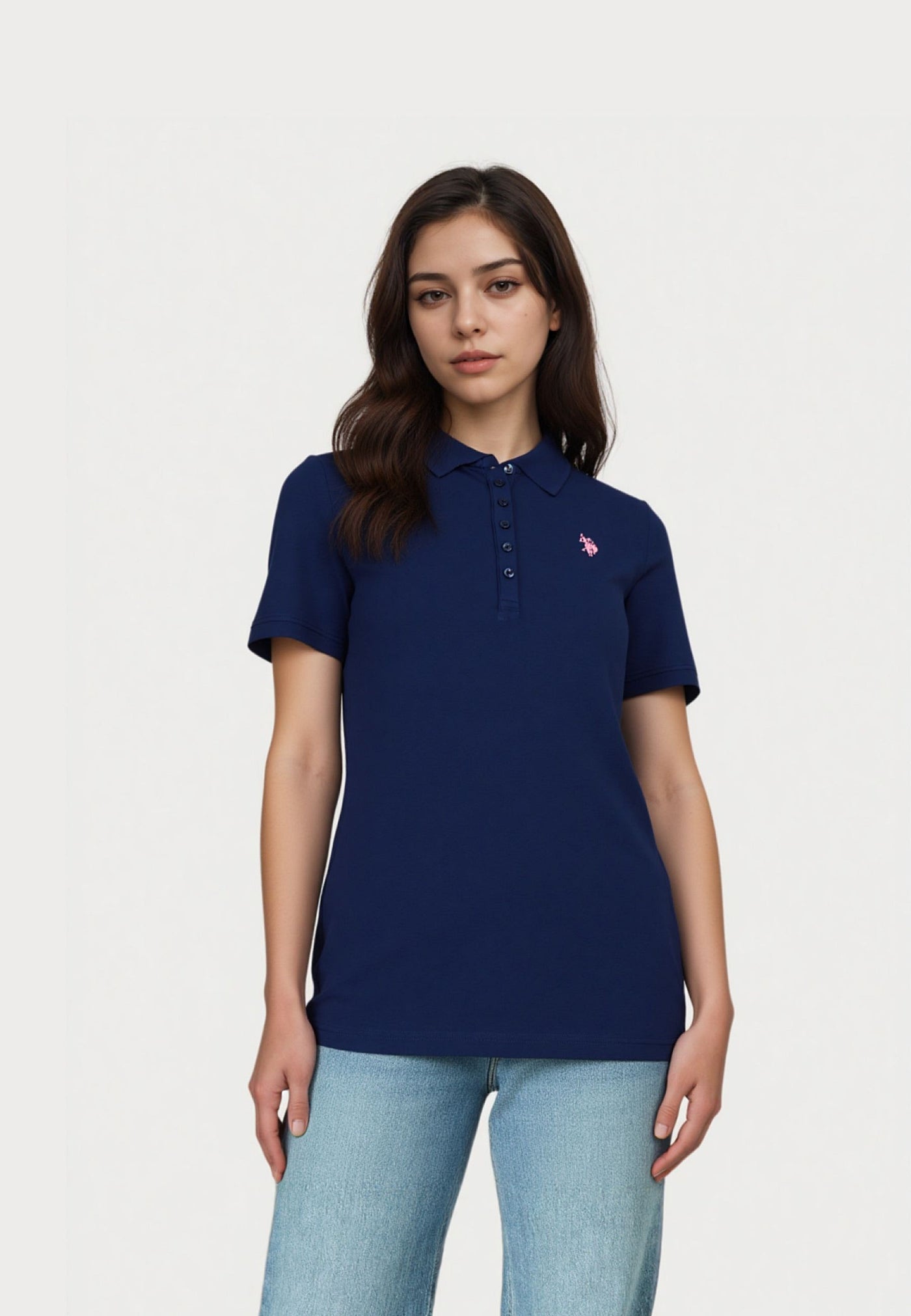 U.S. POLO Kurzarmshirt Polokragen