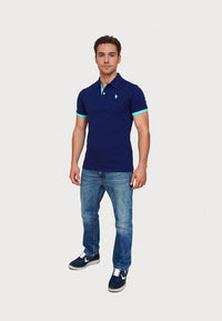 U.S. POLO Kurzarmshirt Polokragen  Big DBH no 3