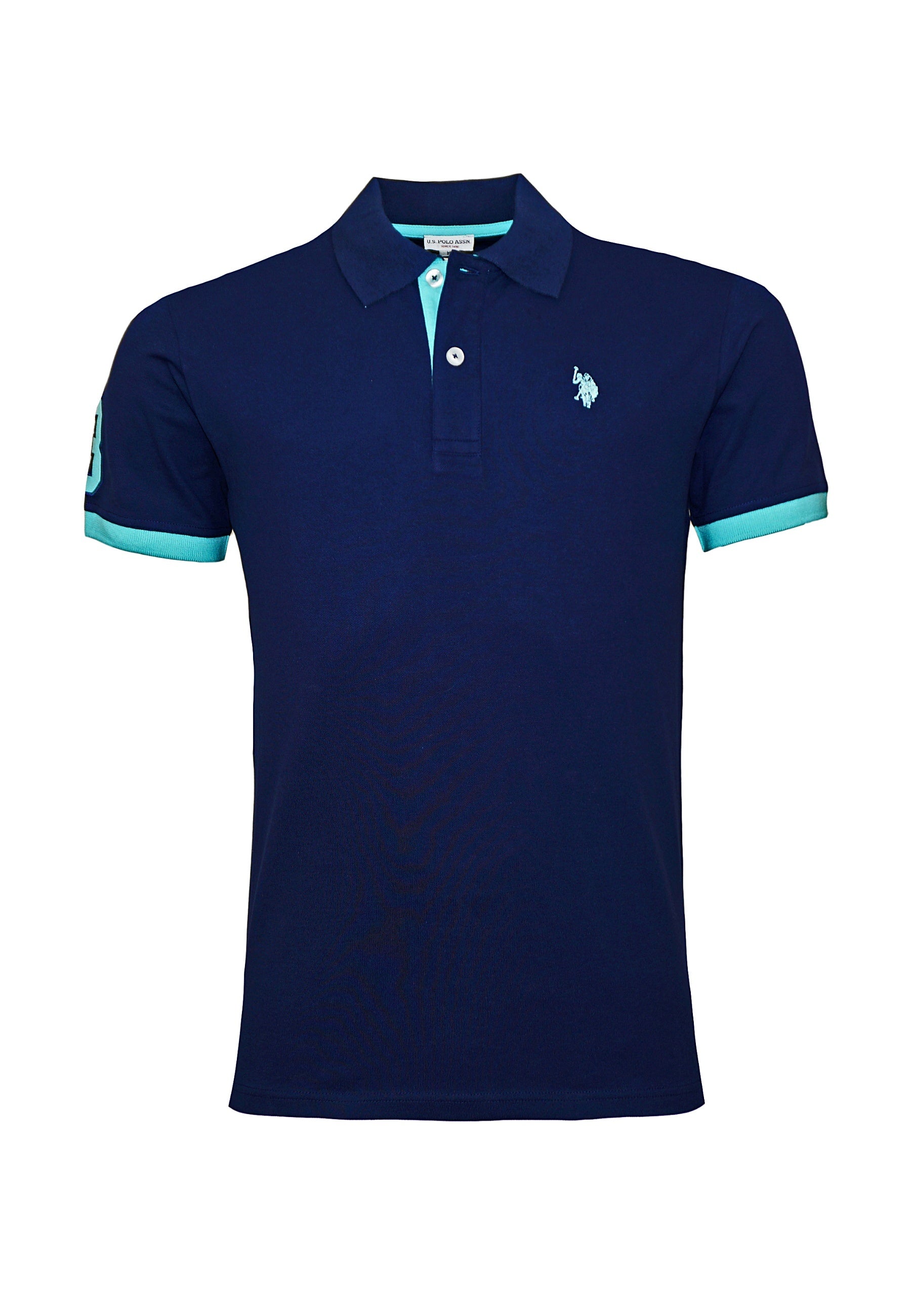 U.S. POLO Kurzarmshirt Polokragen  Big DBH no 3