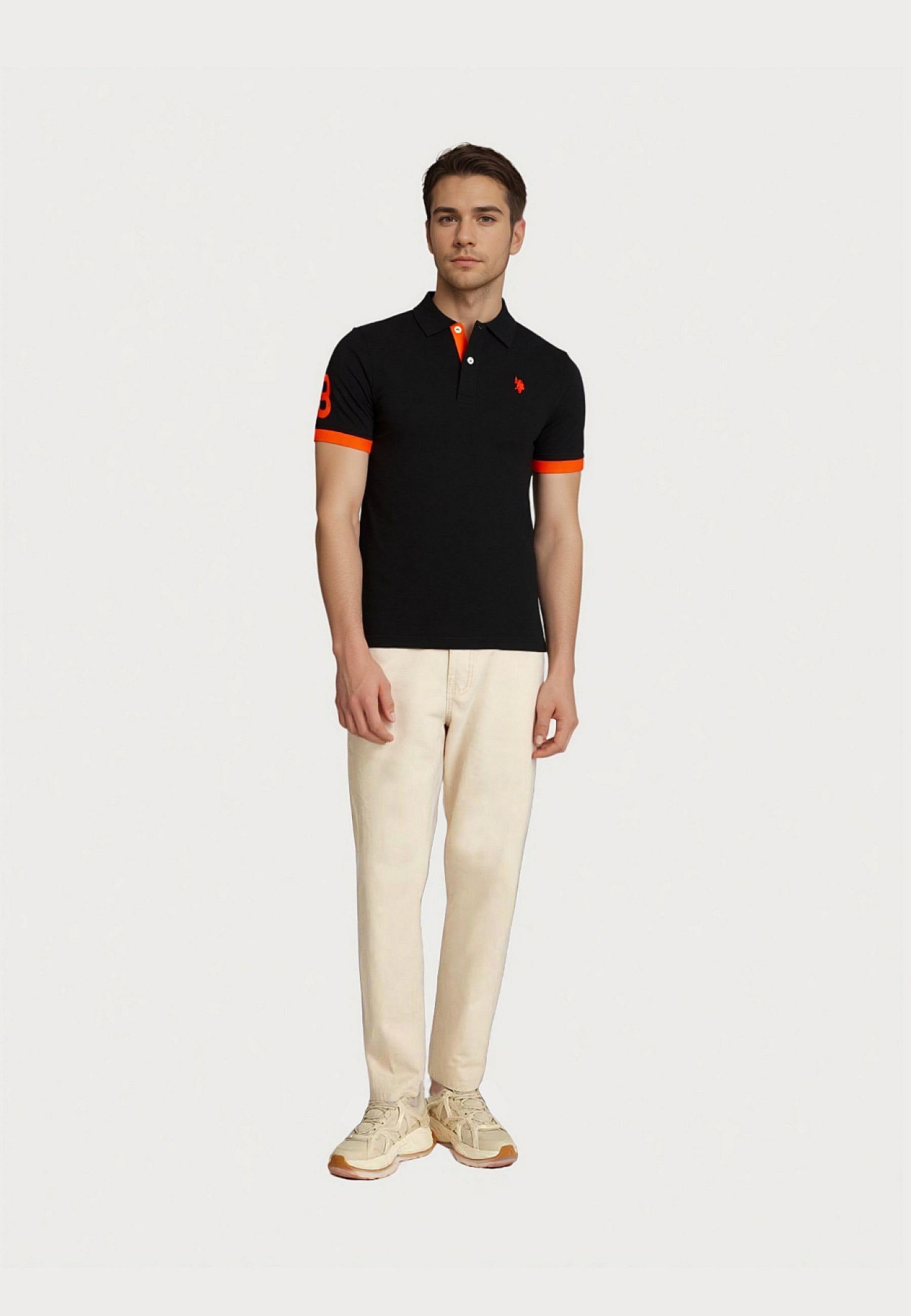 U.S. POLO Kurzarmshirt Polokragen  Big DBH no 3