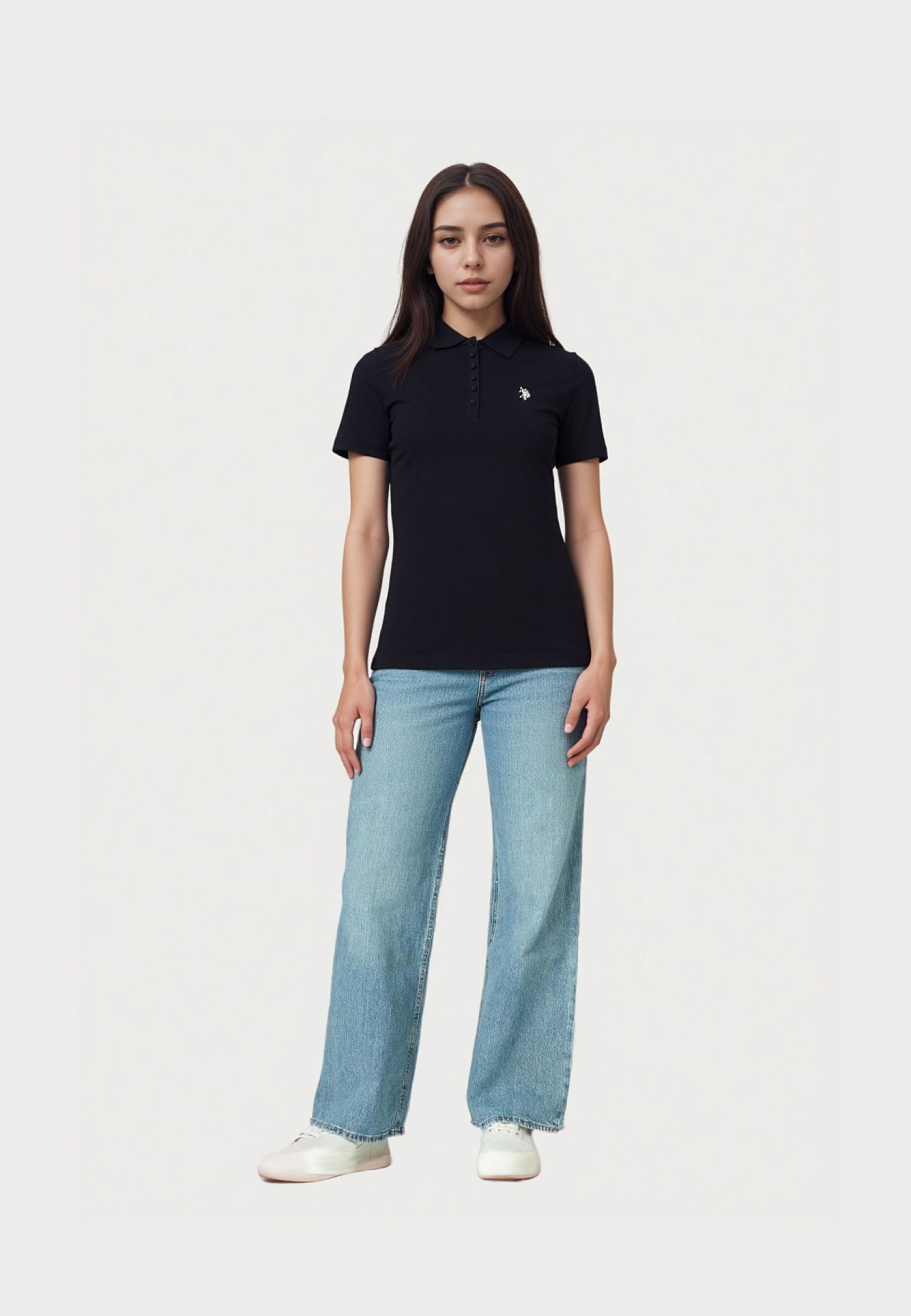 U.S. POLO Kurzarmshirt Polokragen
