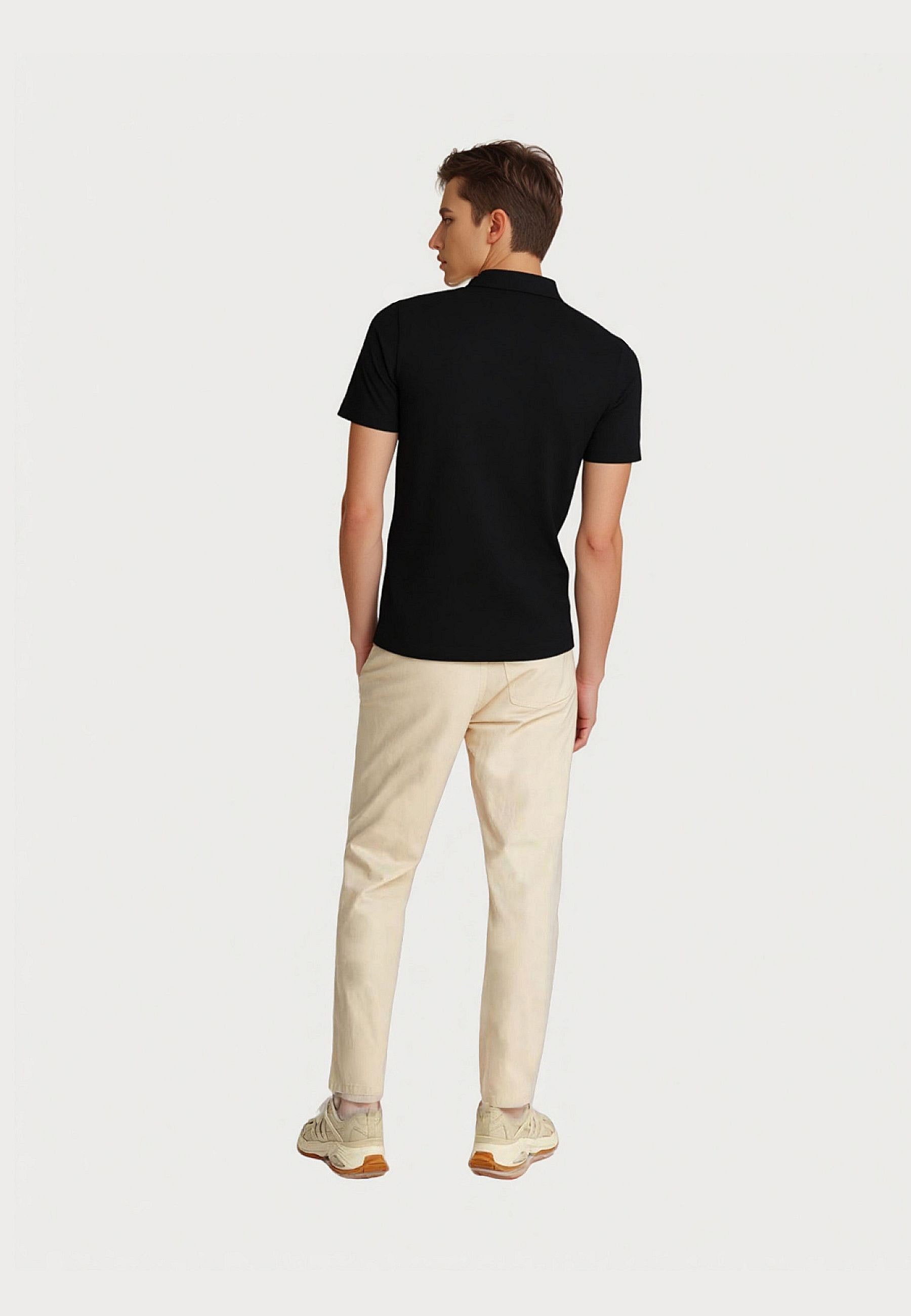 U.S. POLO Kurzarmshirt Knopflos
