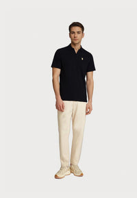 U.S. POLO Kurzarmshirt Knopflos