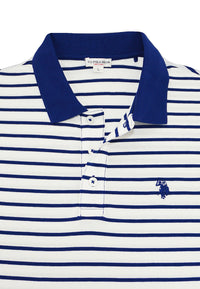U.S. POLO Kurzarmshirt Polokragen mit Streifen