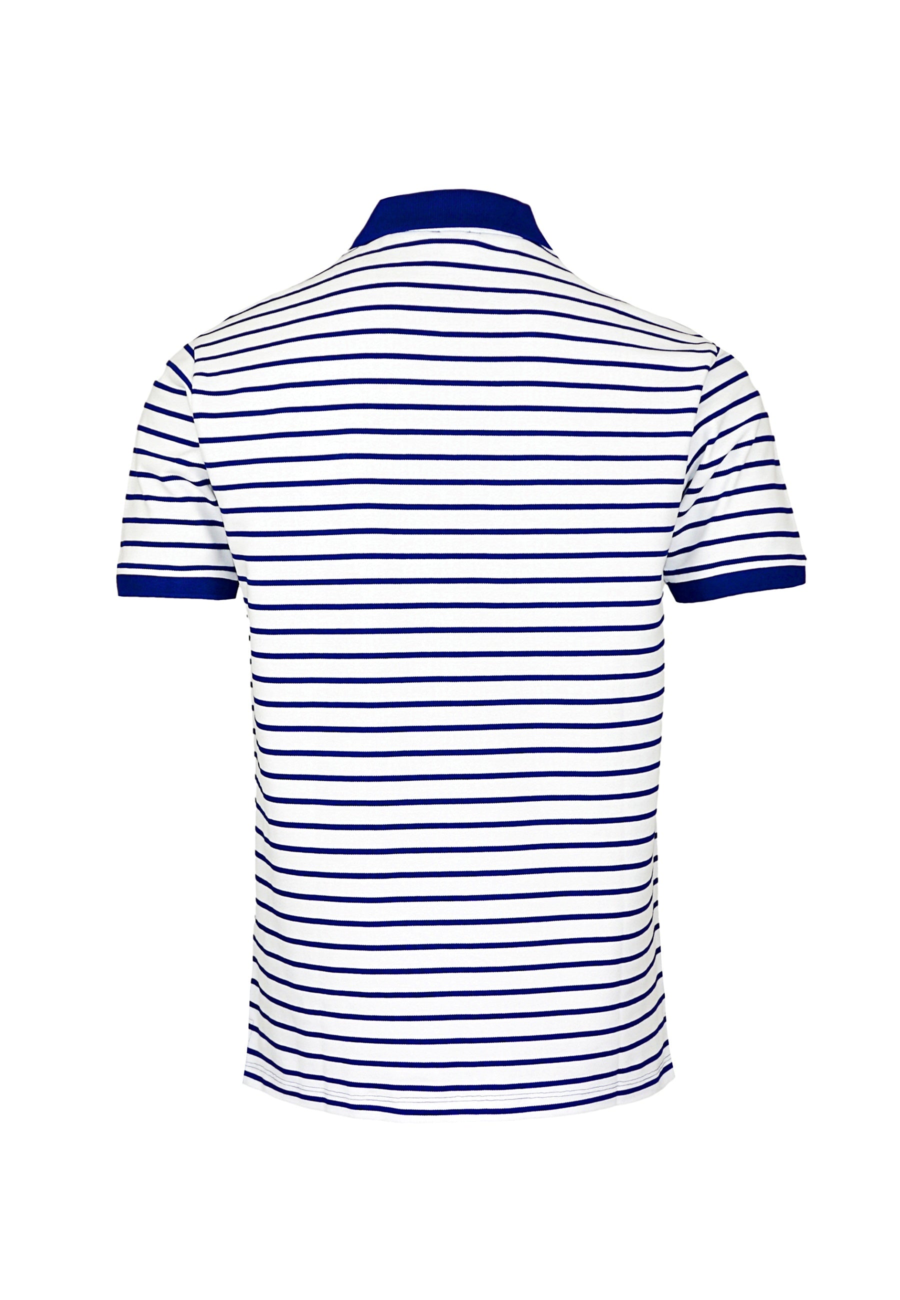 U.S. POLO Kurzarmshirt Polokragen mit Streifen
